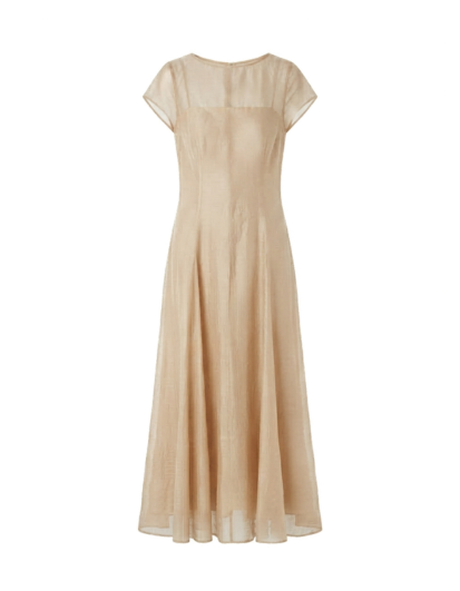 Larah Dress in Champagne
