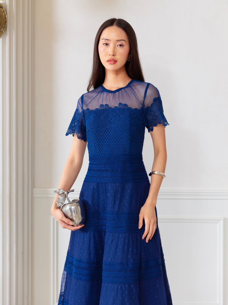 Dusk Dress in Navy