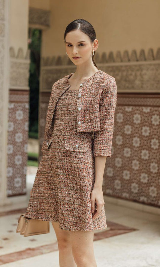 Ainsley Dress in Terracotta