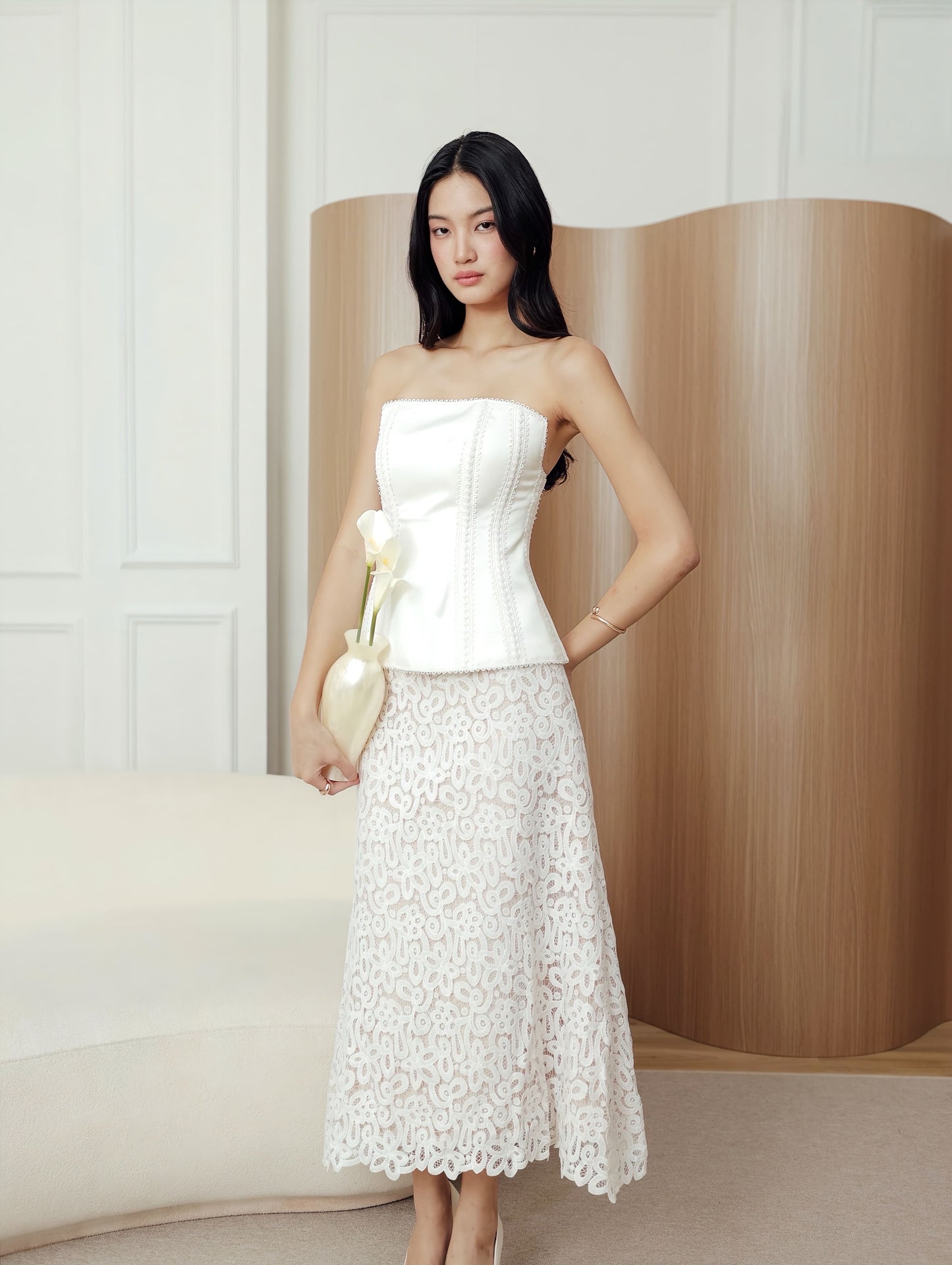 Maxey Top in White