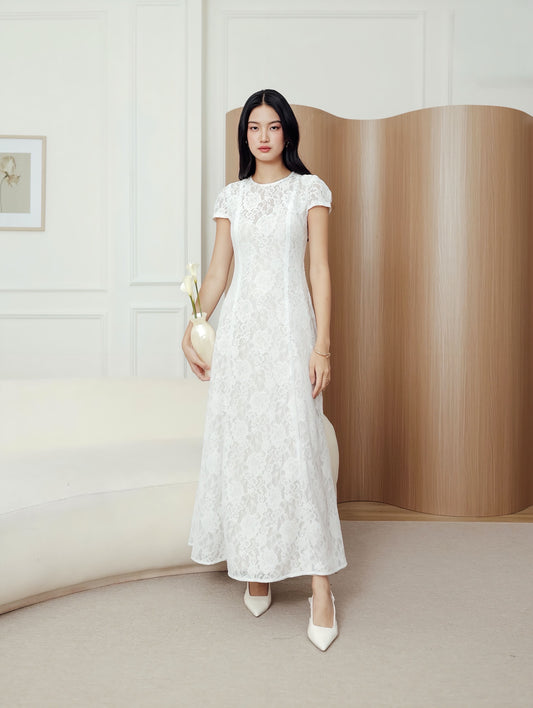 Eskett Dress in White