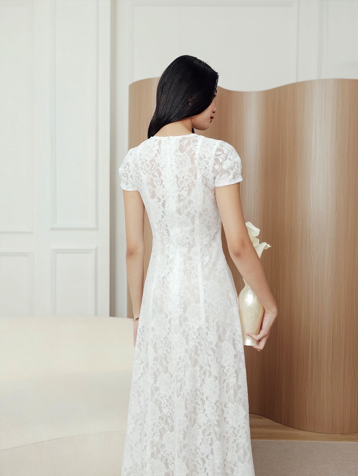 Eskett Dress in White