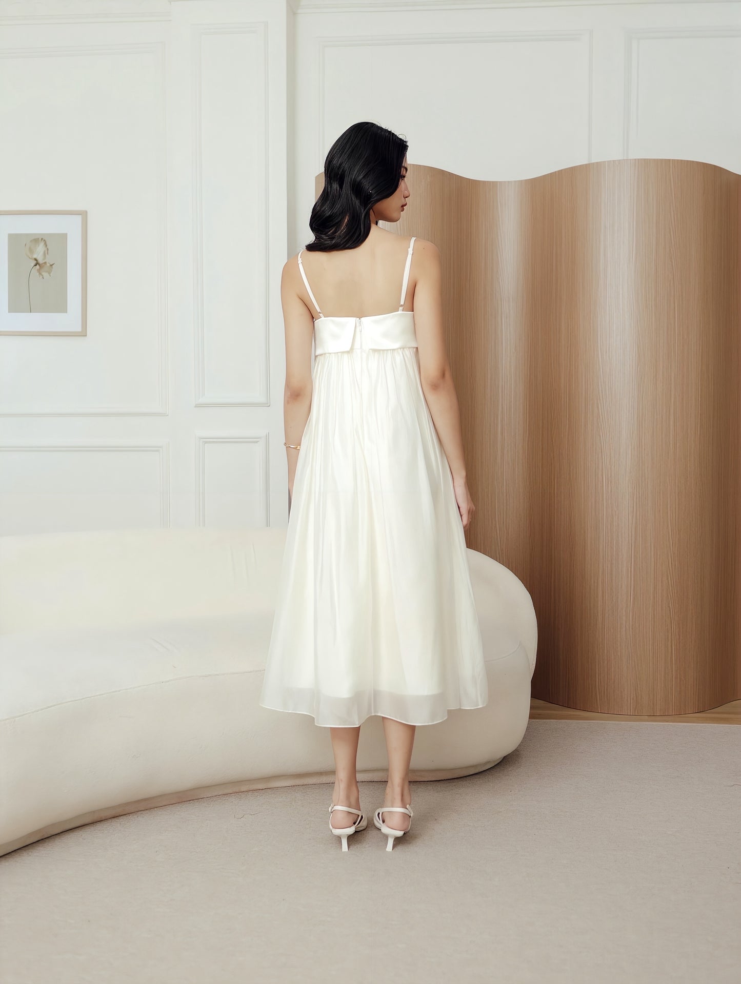 Remly Dress in Ivory