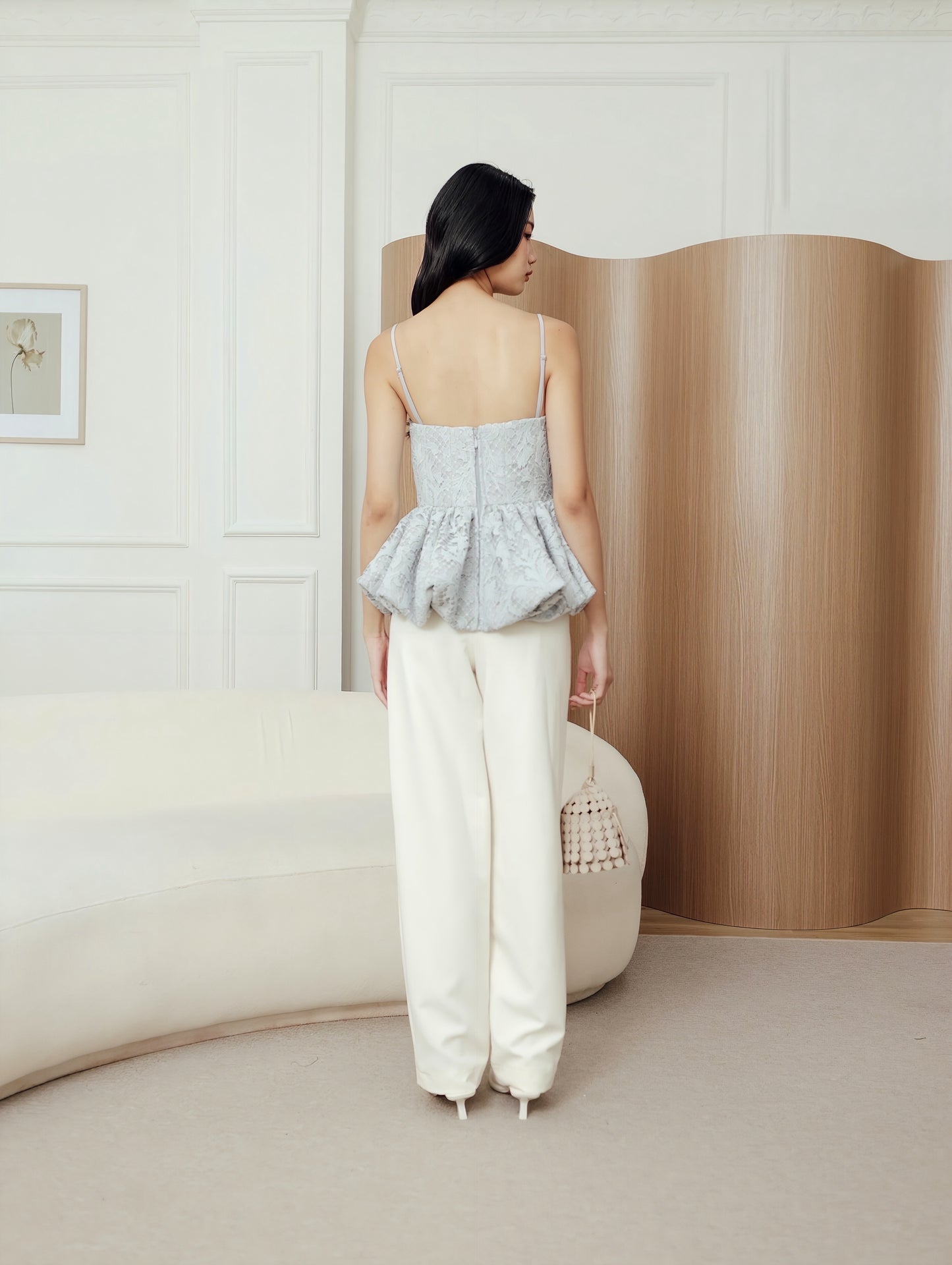 Briella Top in Ash Blue