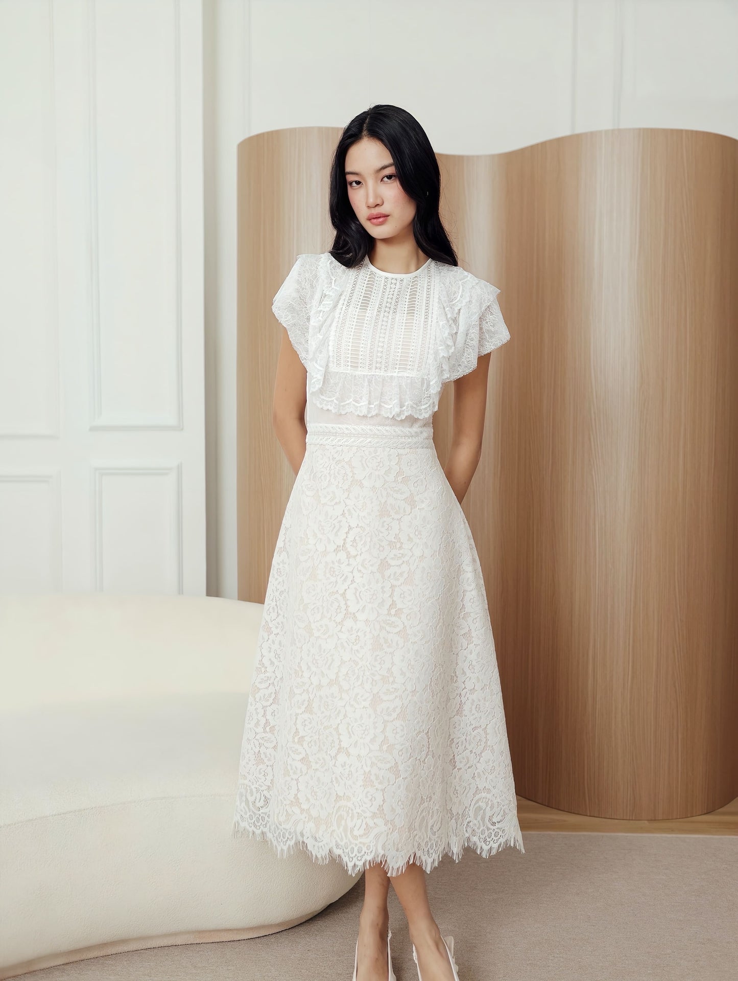 Alyn Dress in White
