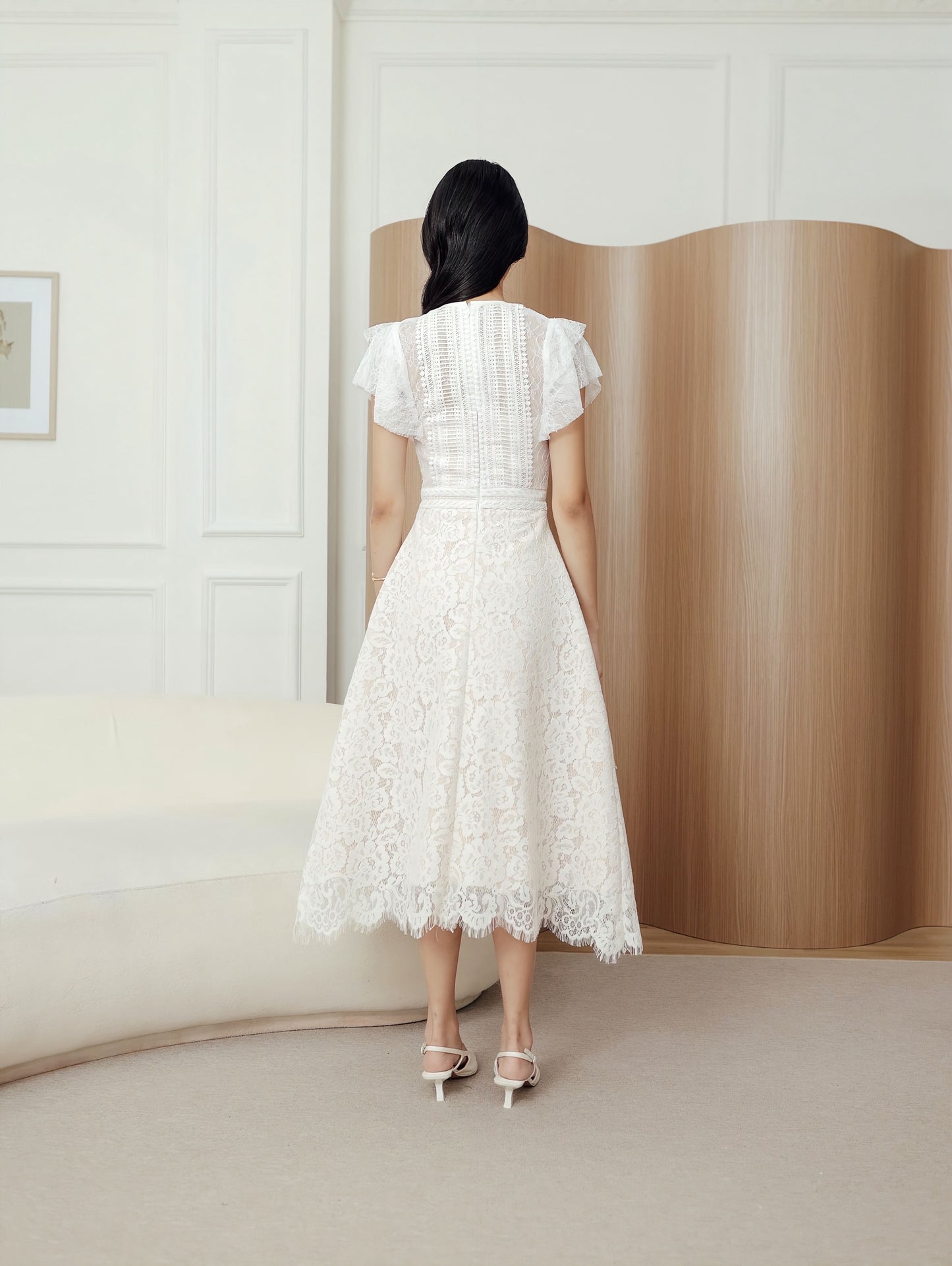 Alyn Dress in White