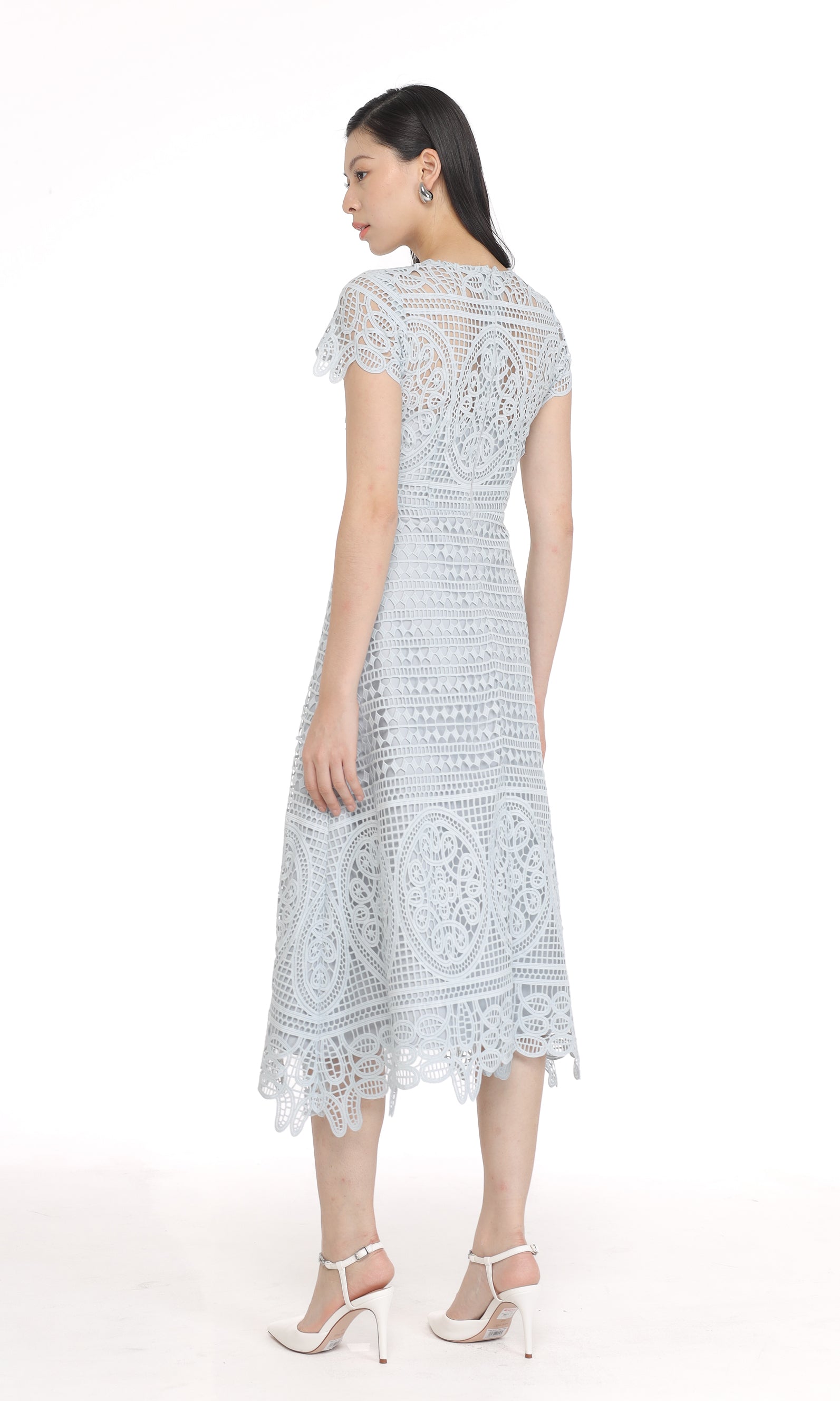 blue khaite dress Rent Khaite Blue Dress US 8