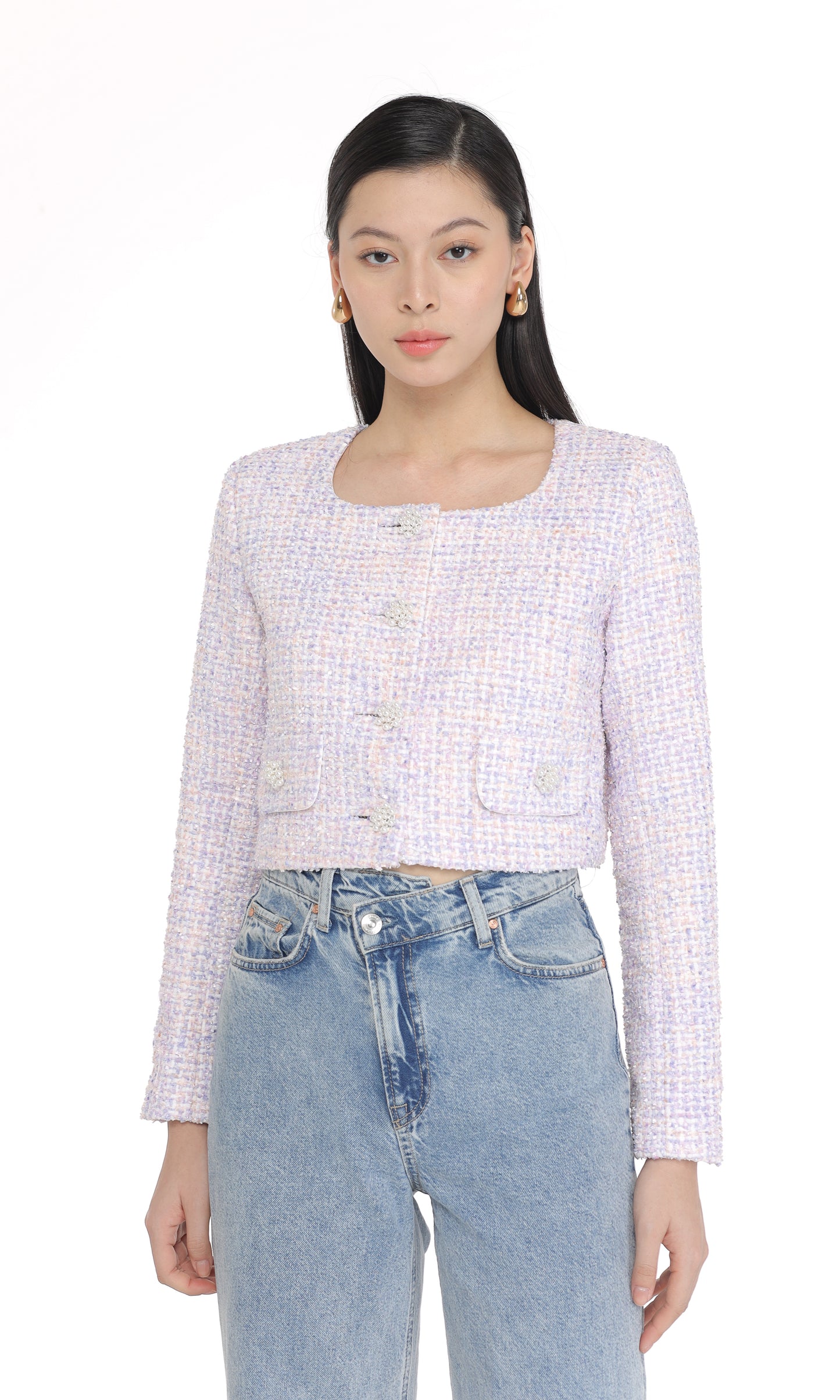 Rushes Jacket in Lilac