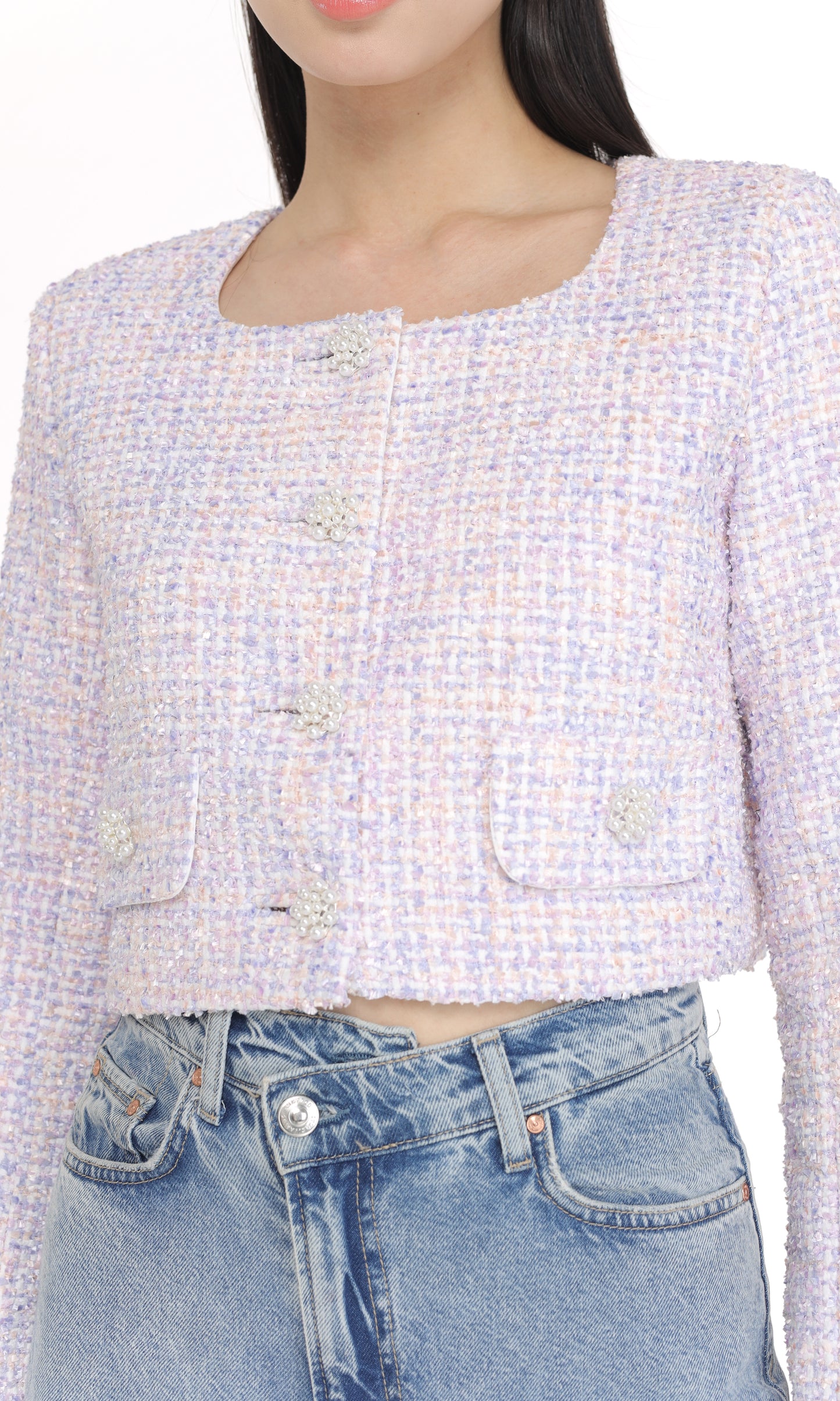 Rushes Jacket in Lilac