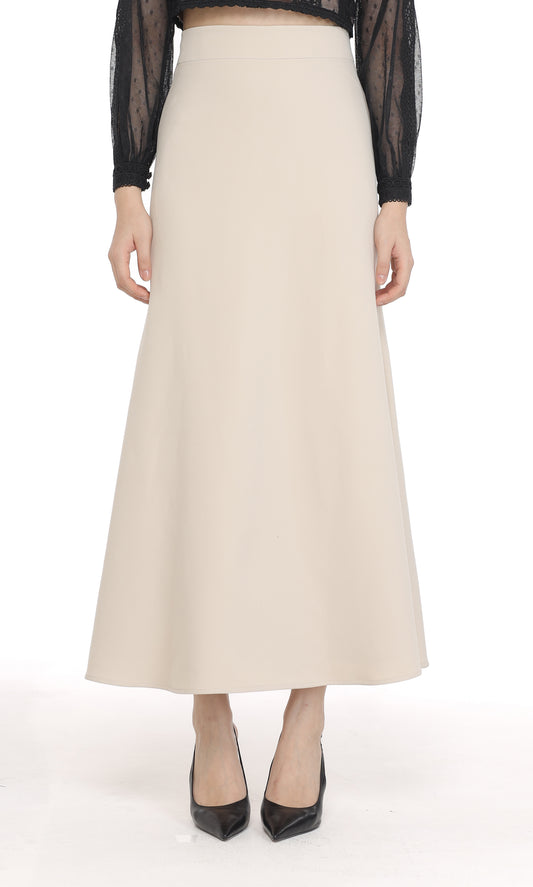 Flute Skirt in Beige