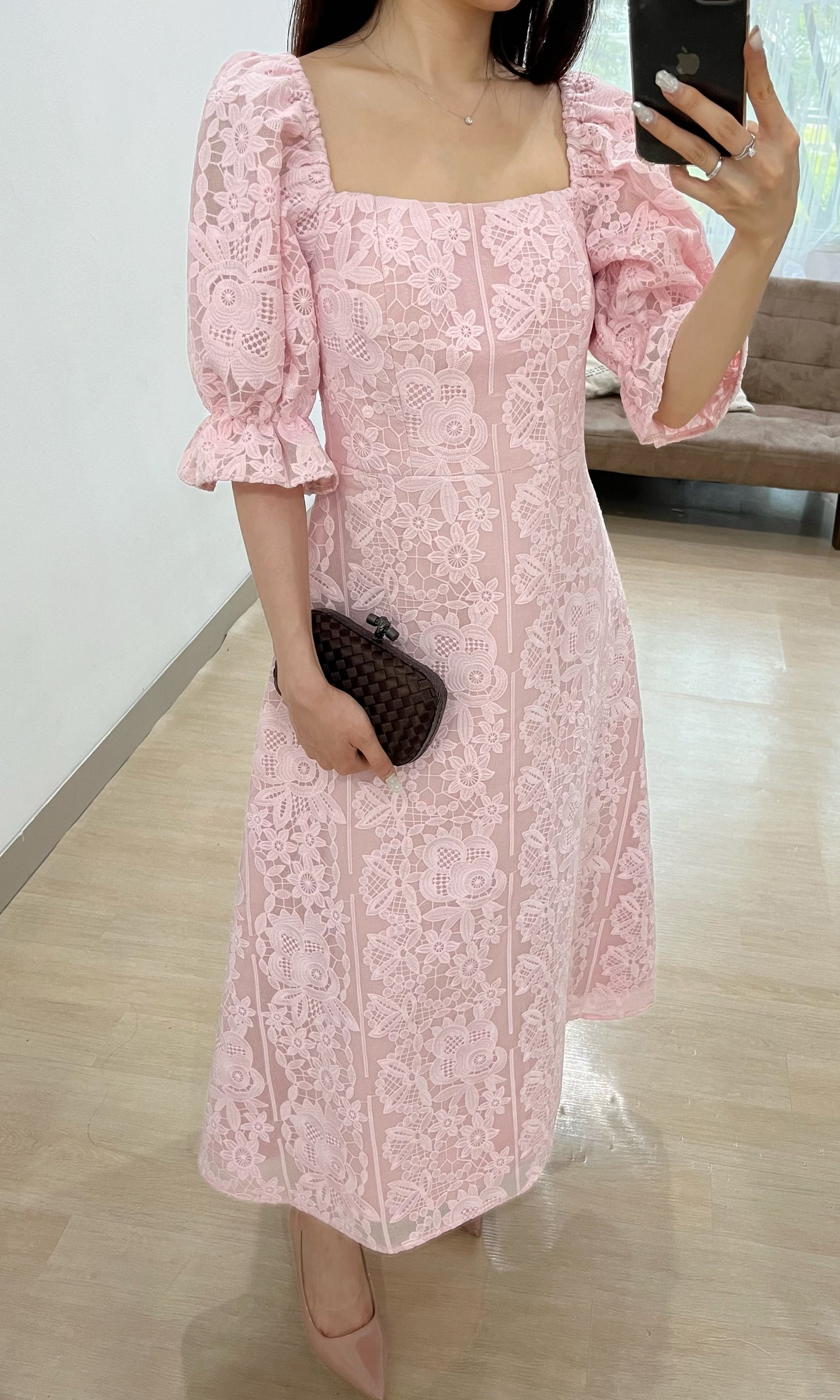 Marjorie Dress in Pink