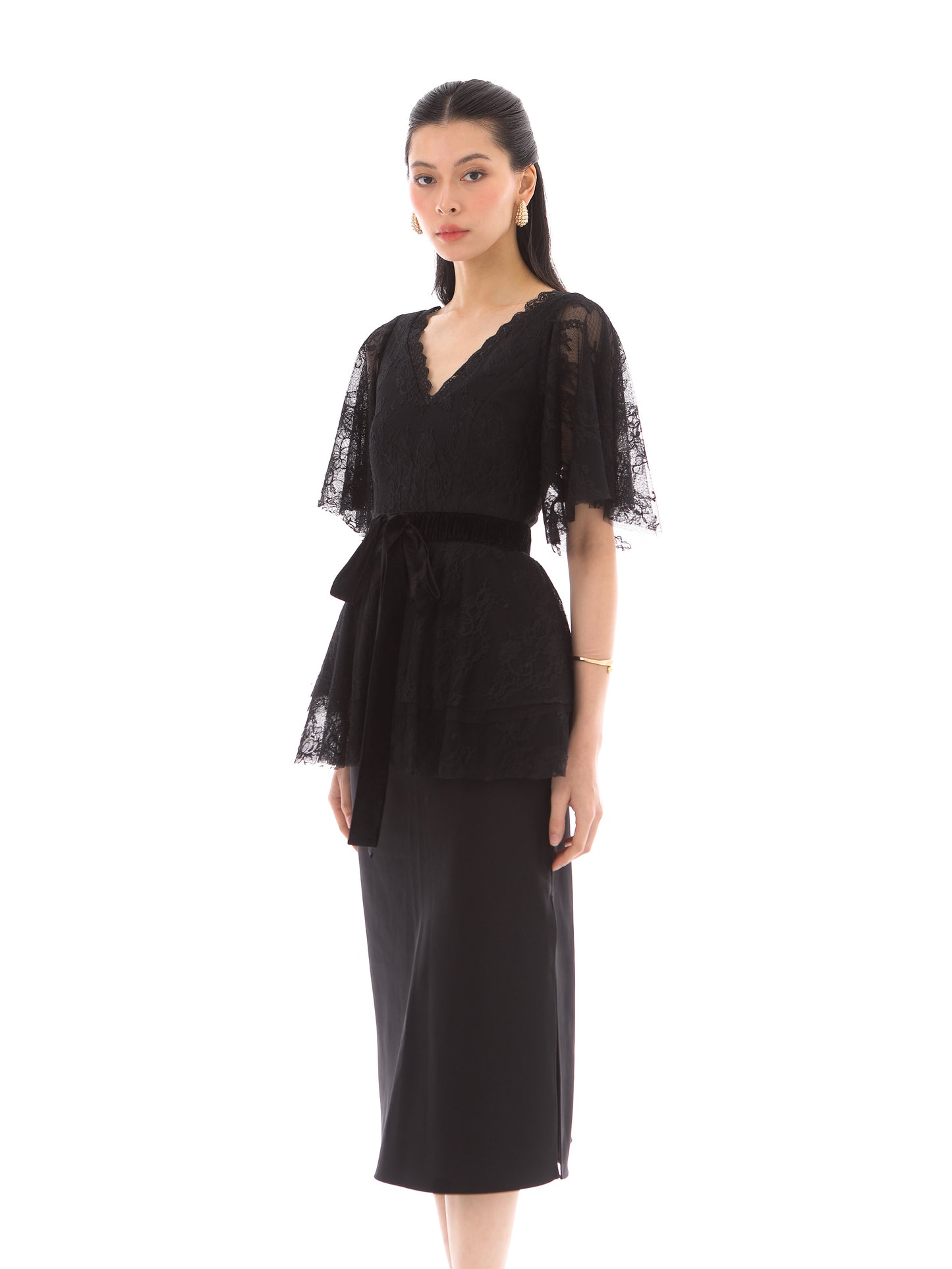 Agave Top in Black