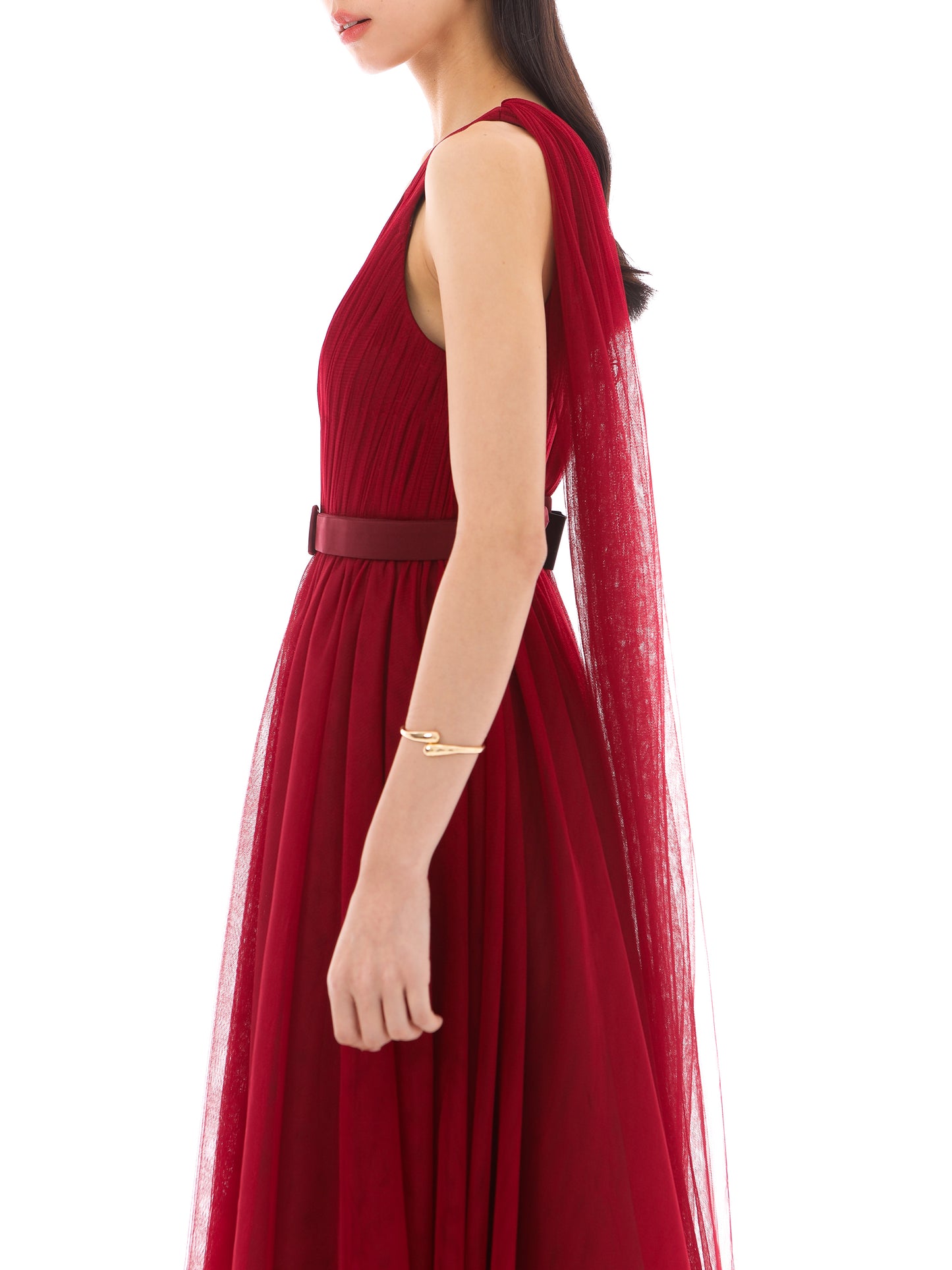 Odette Dress in Maroon