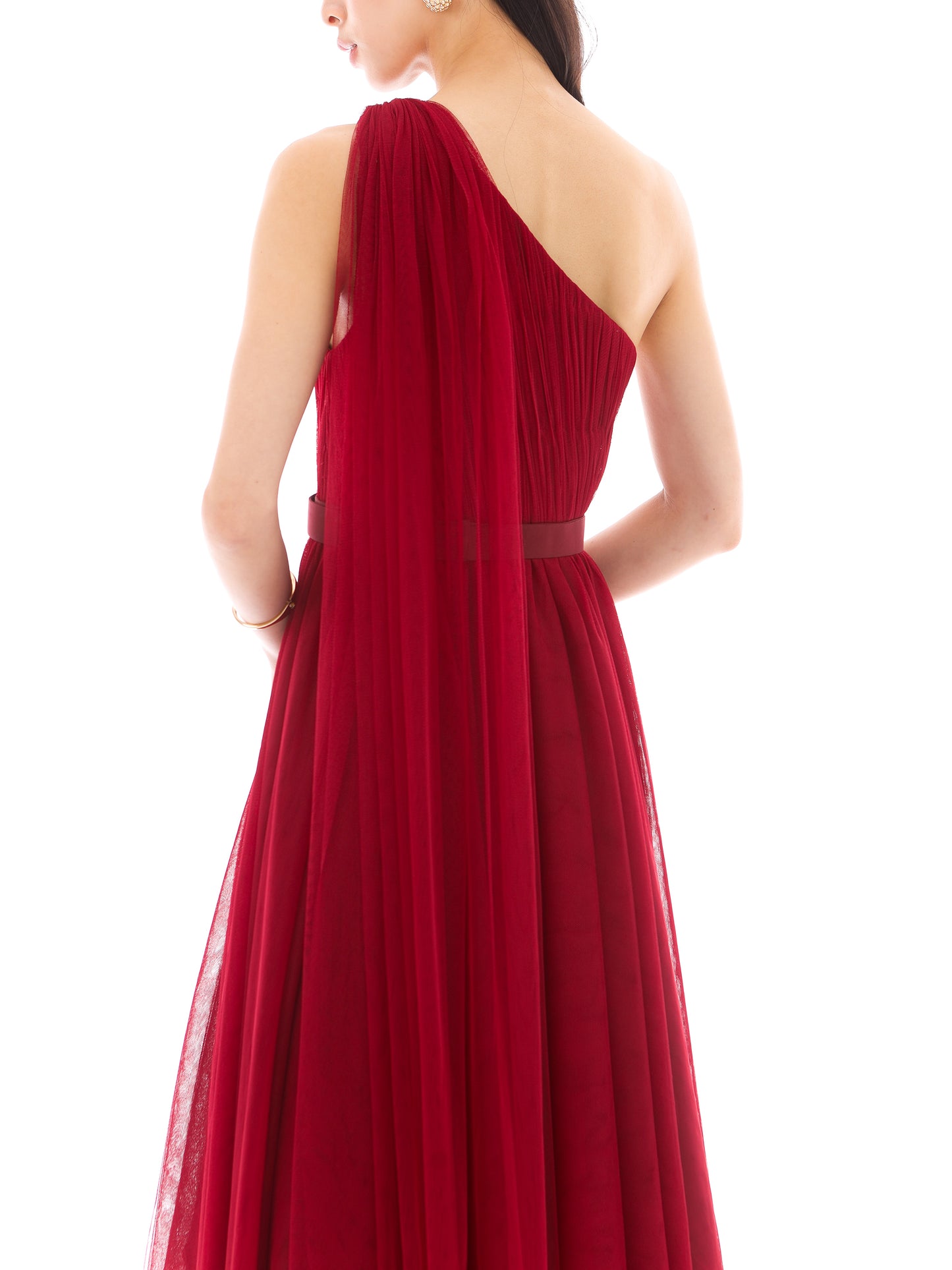Odette Dress in Maroon