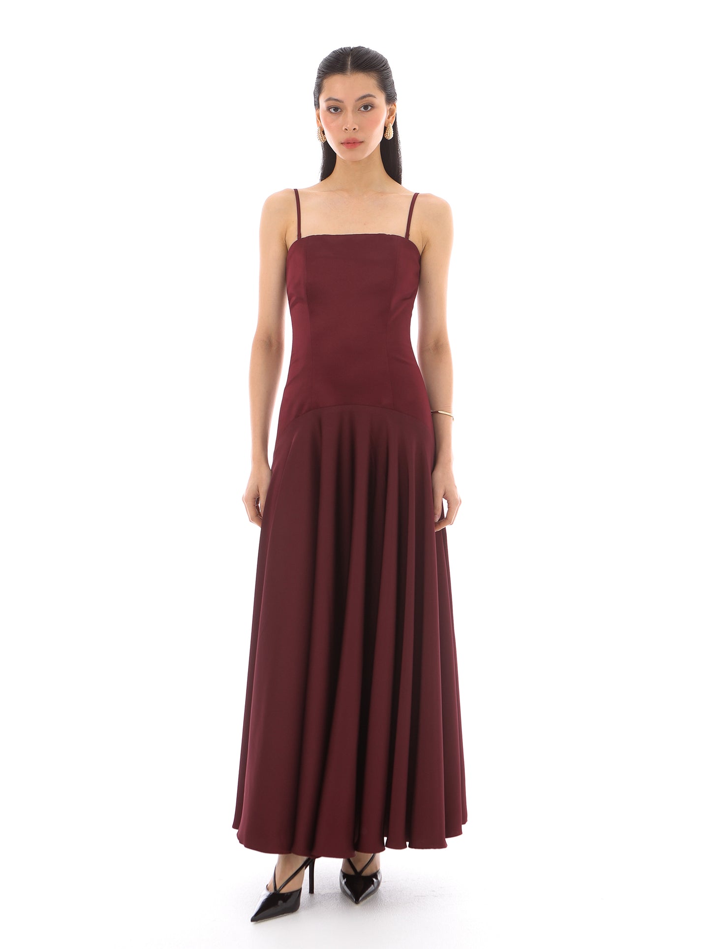 Breeze Dress in Burgundy