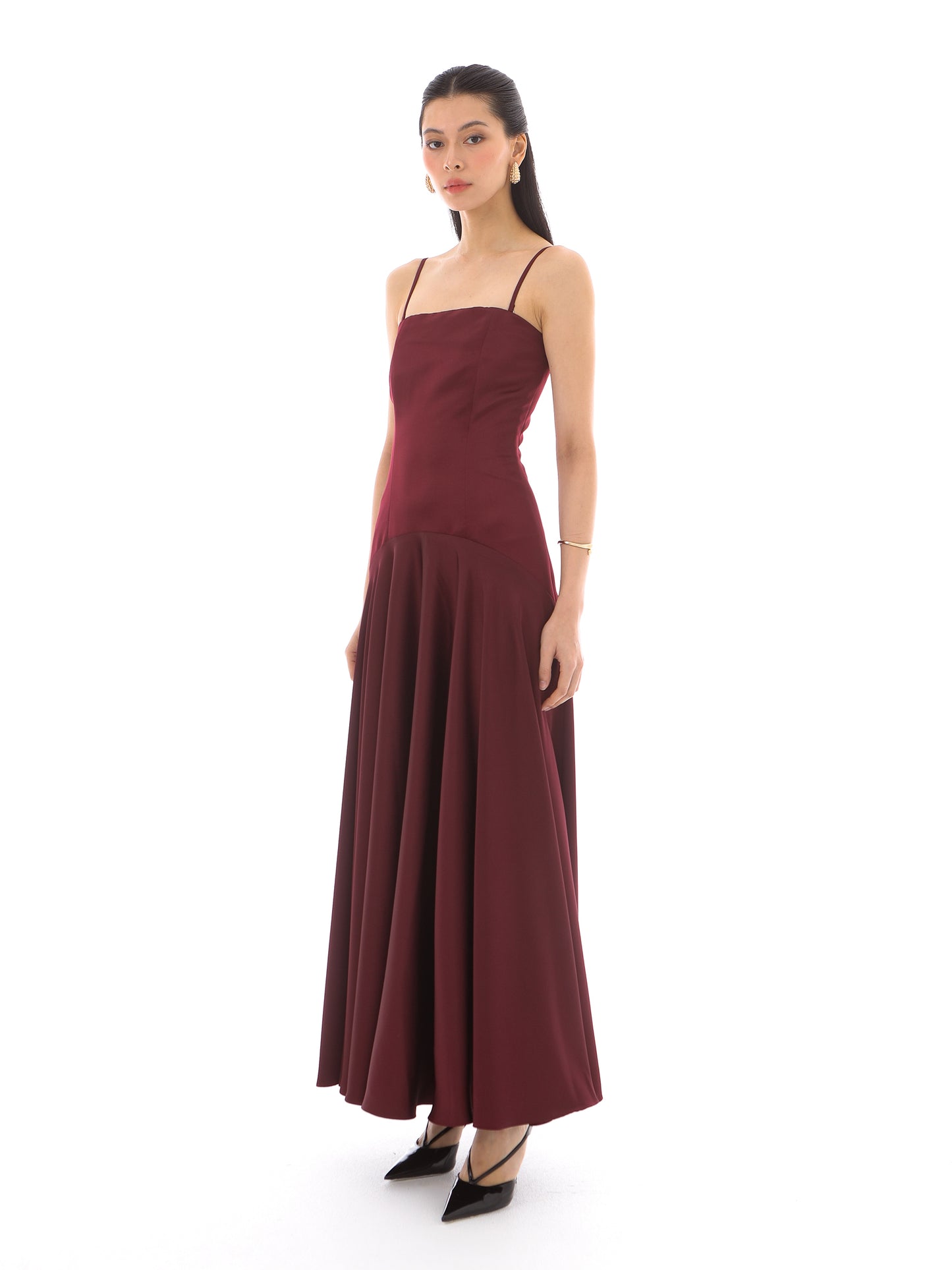 Breeze Dress in Burgundy