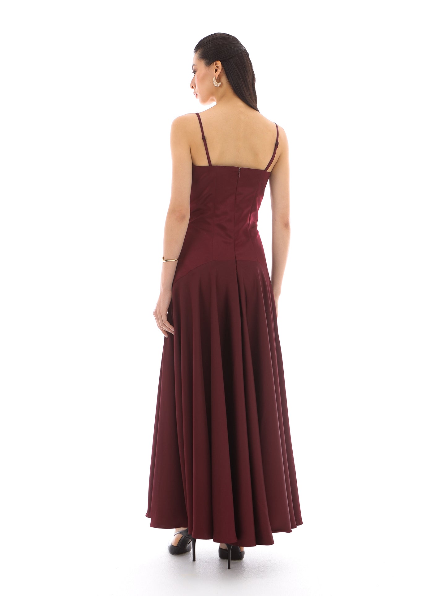 Breeze Dress in Burgundy