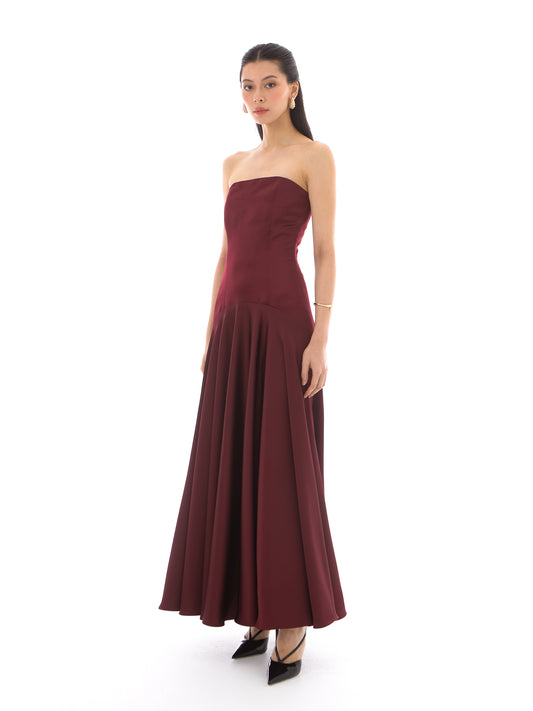 Breeze Dress in Burgundy