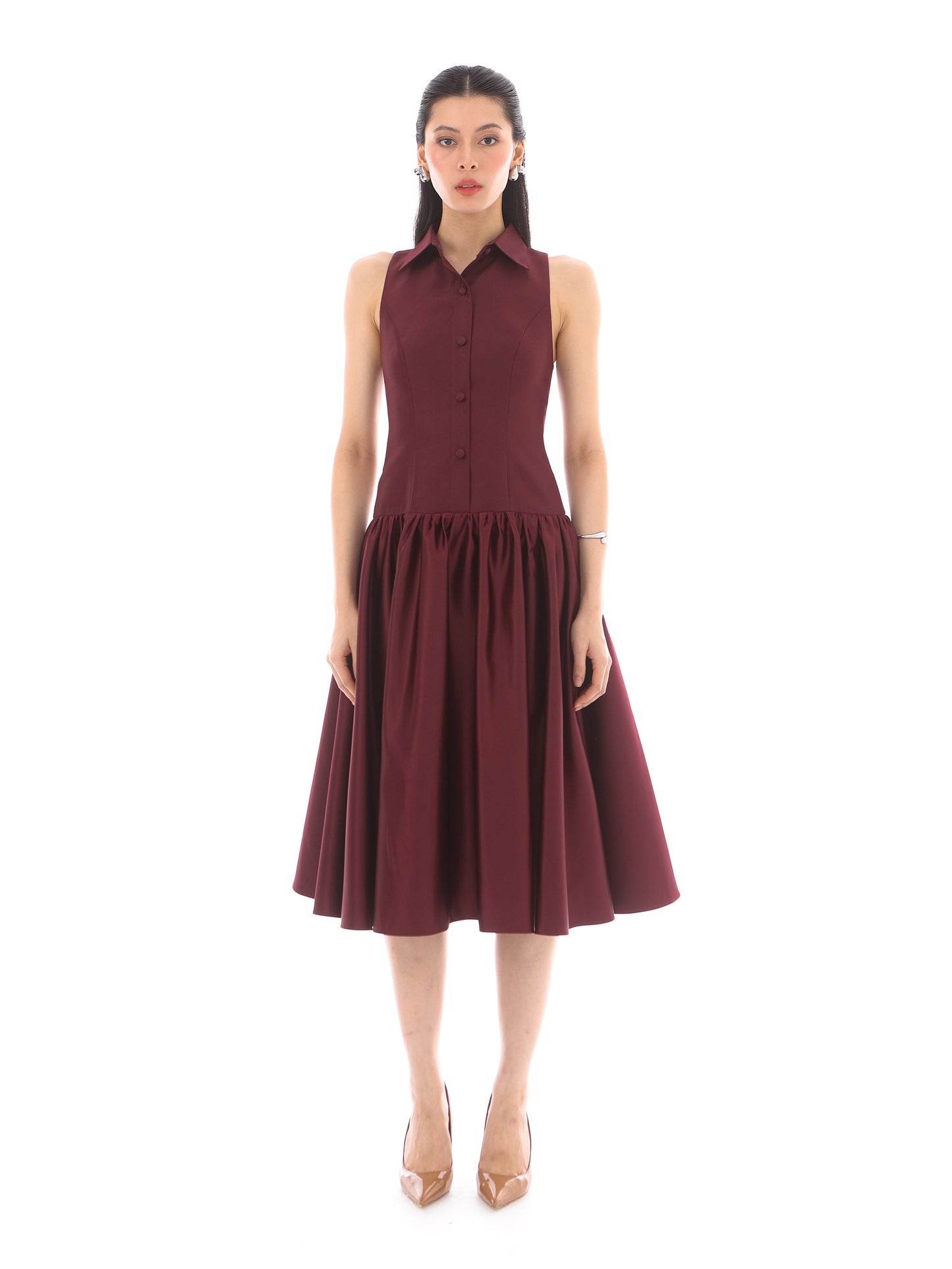 Dorothy Dress in Burgundy
