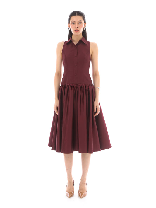 Dorothy Dress in Burgundy