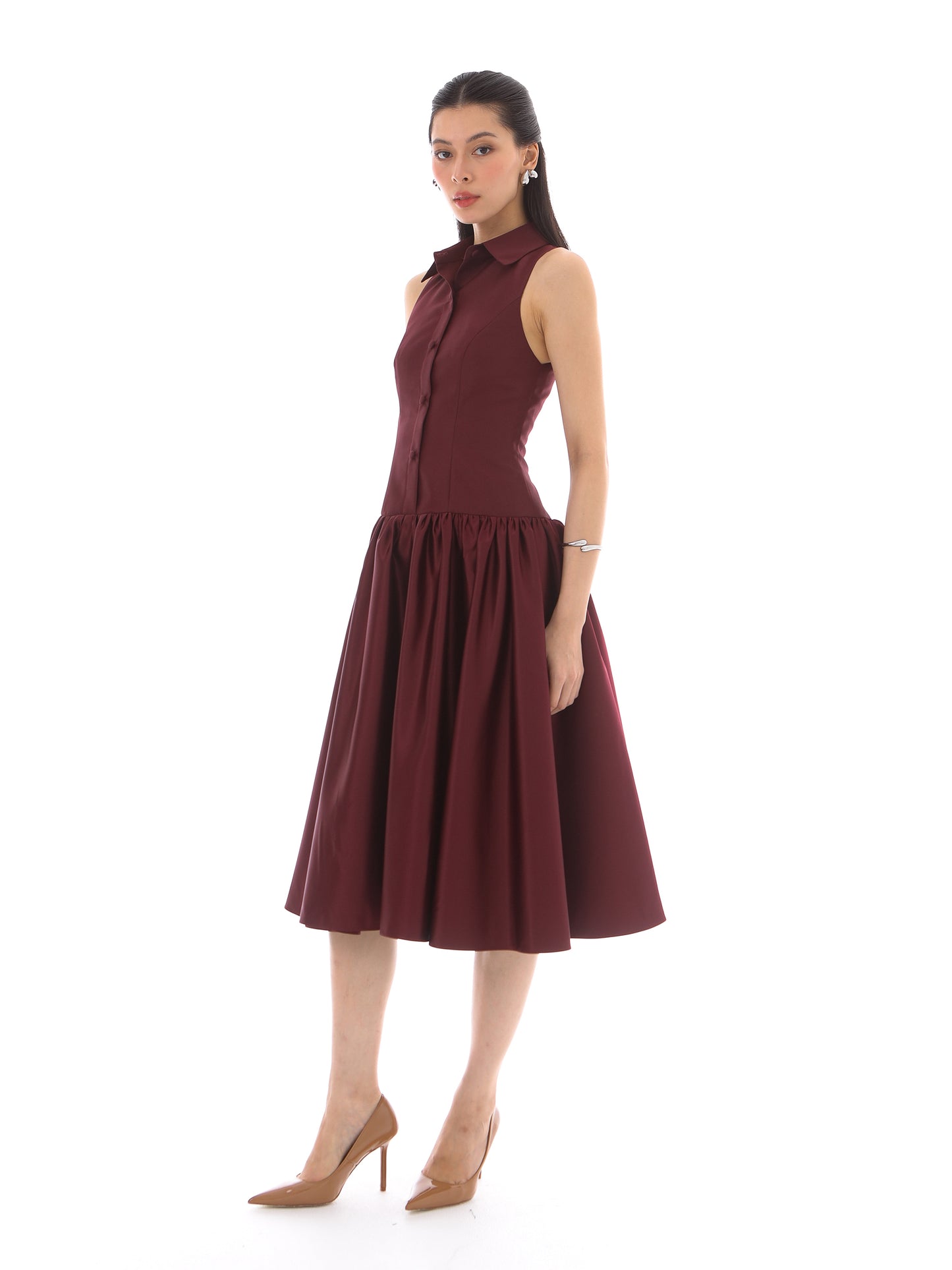 Dorothy Dress in Burgundy