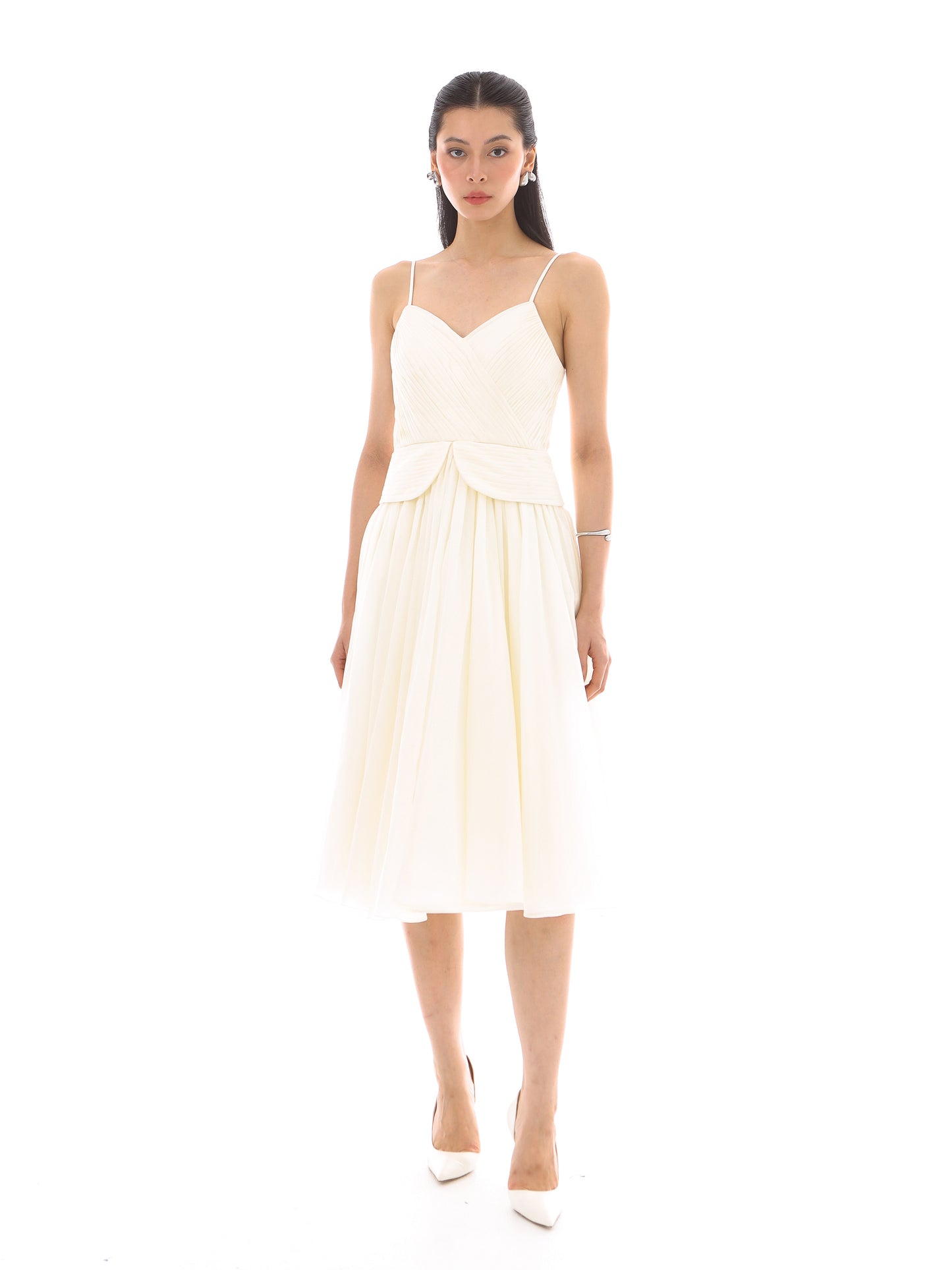 Althea Dress in Ivory