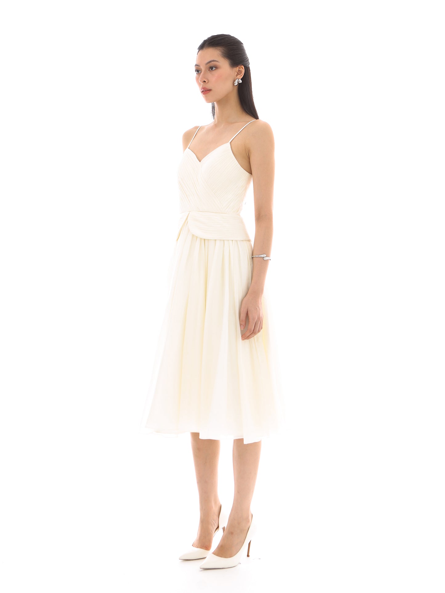 Althea Dress in Ivory