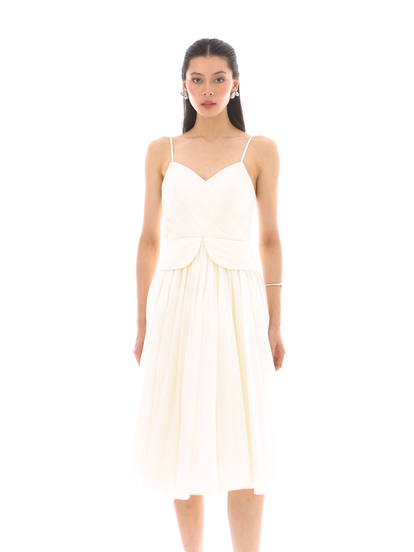 Althea Dress in Ivory