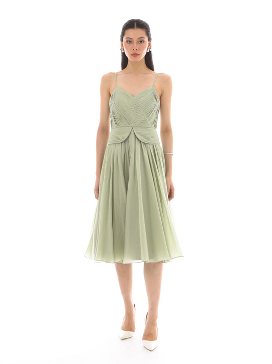 Althea Dress in Green