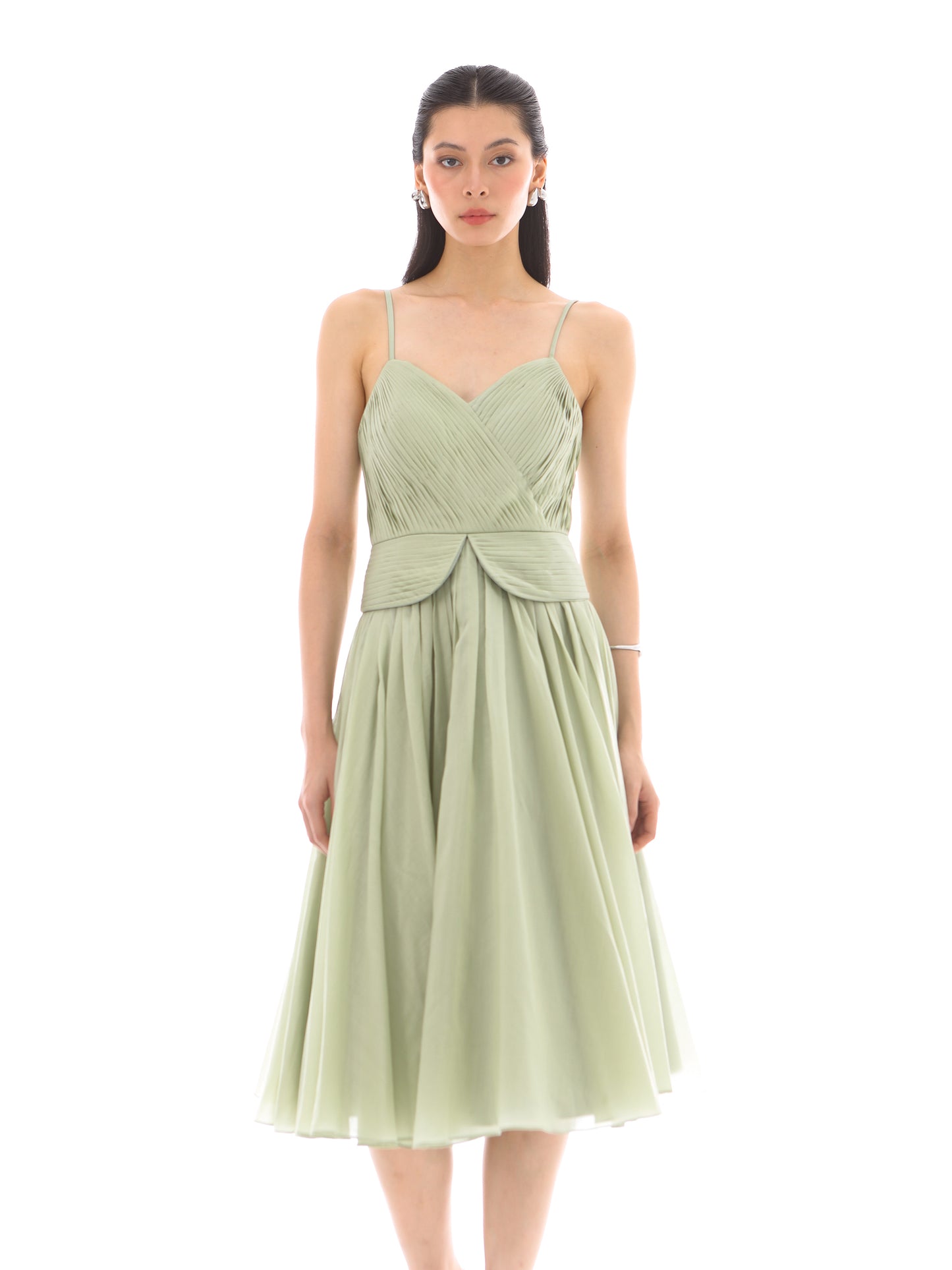 Althea Dress in Green