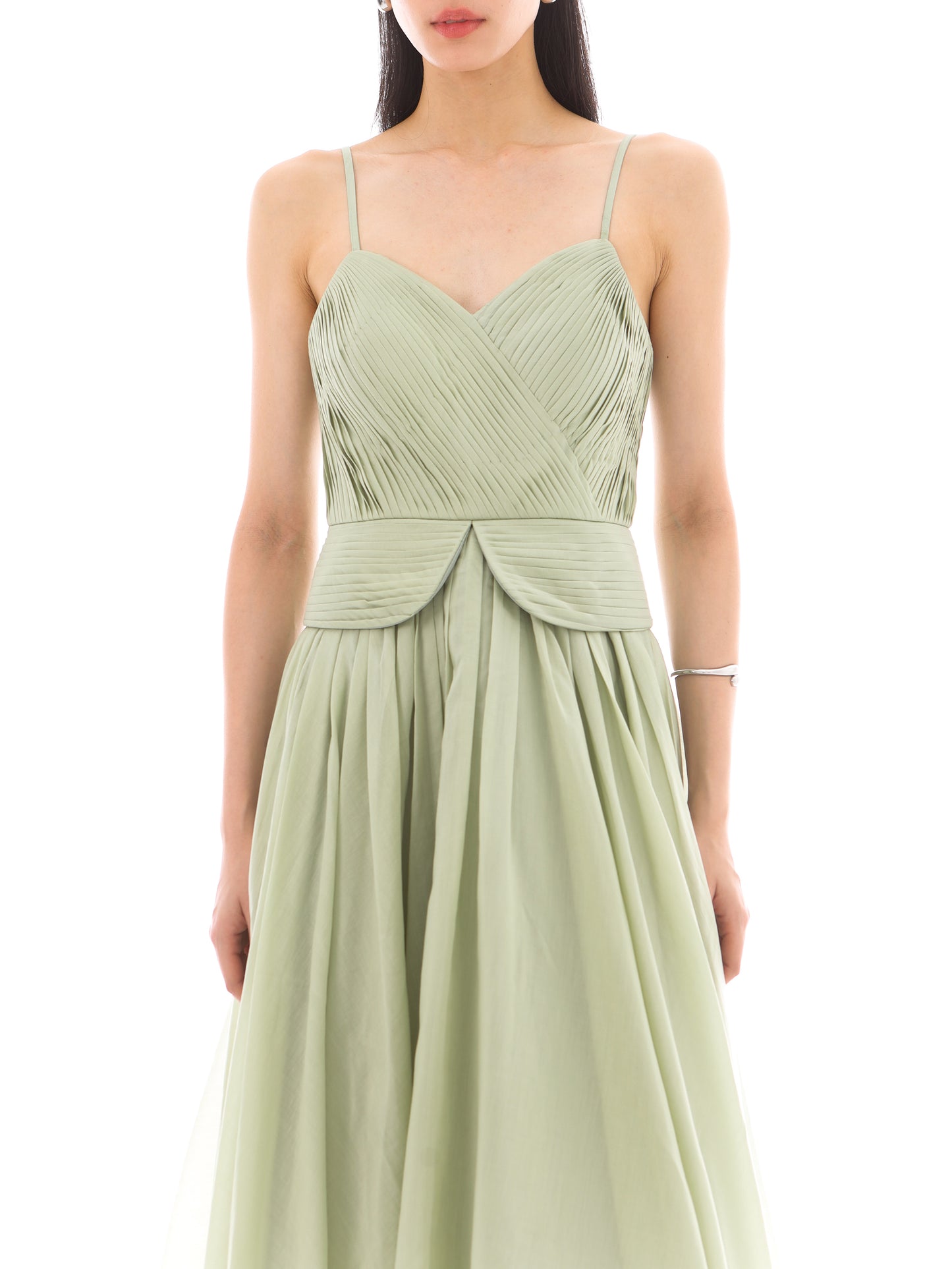 Althea Dress in Green