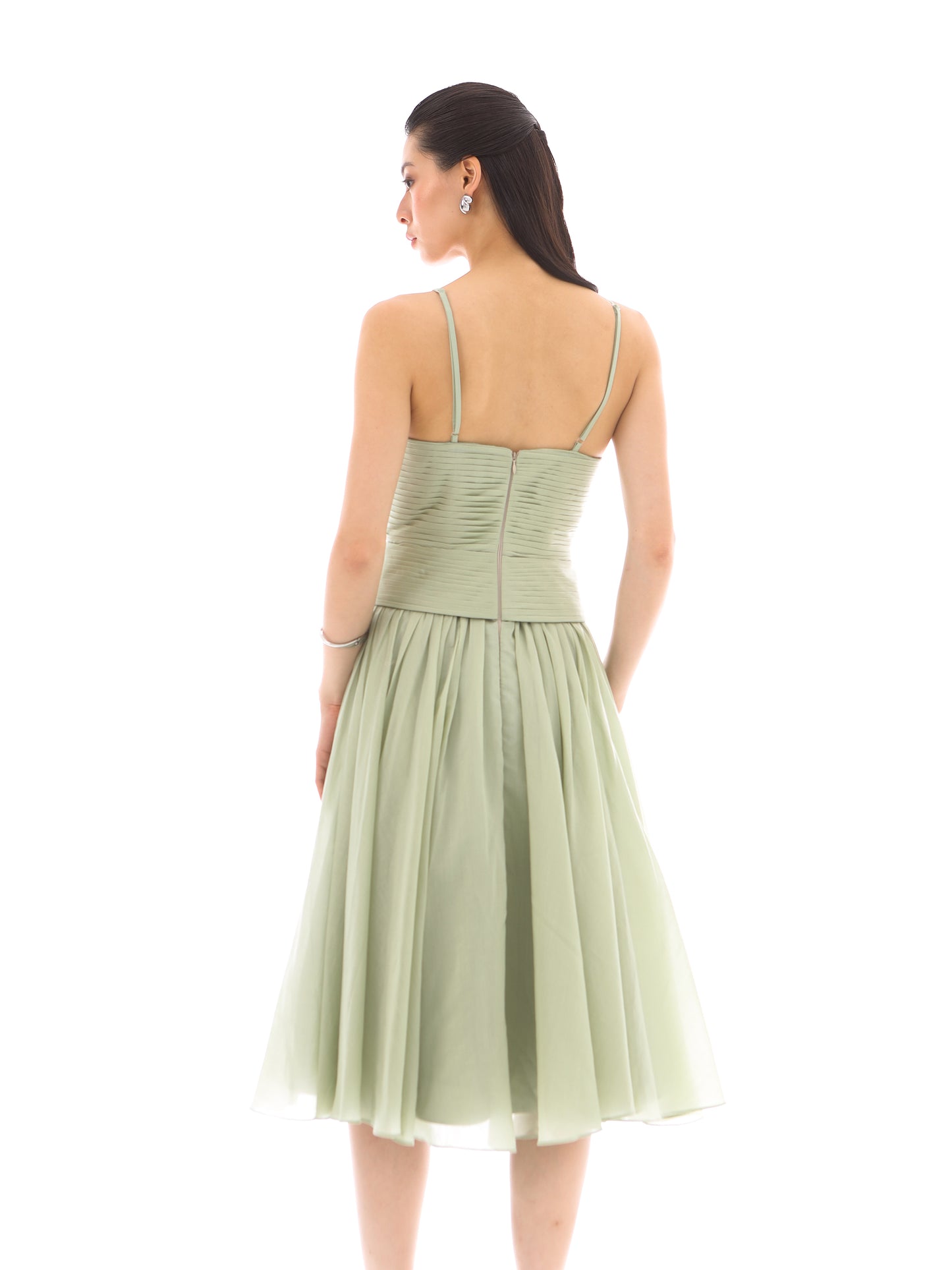 Althea Dress in Green