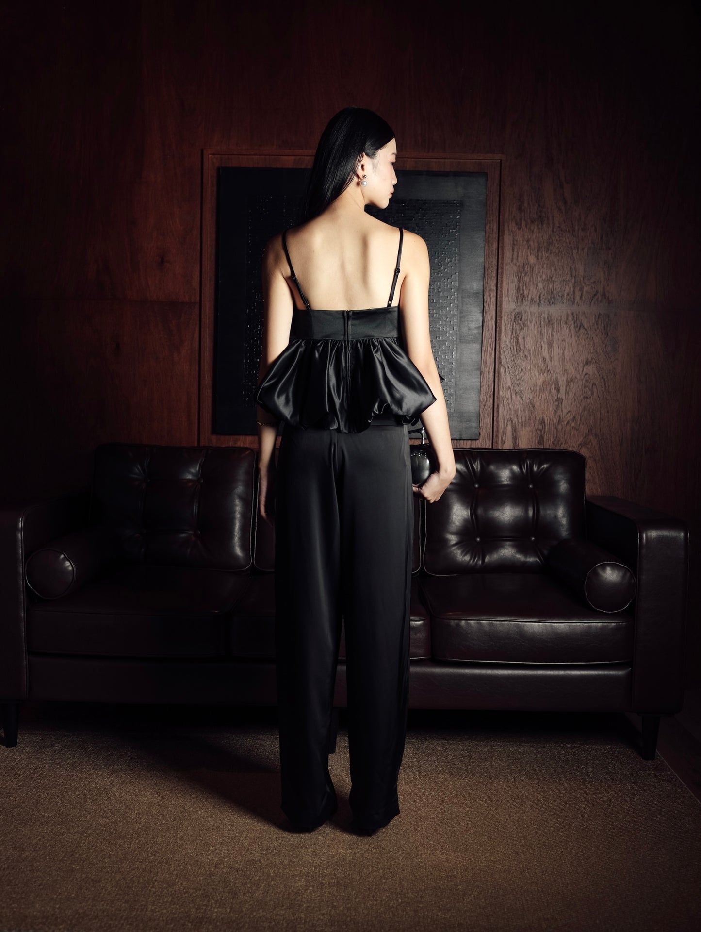 Lettera Top in Black