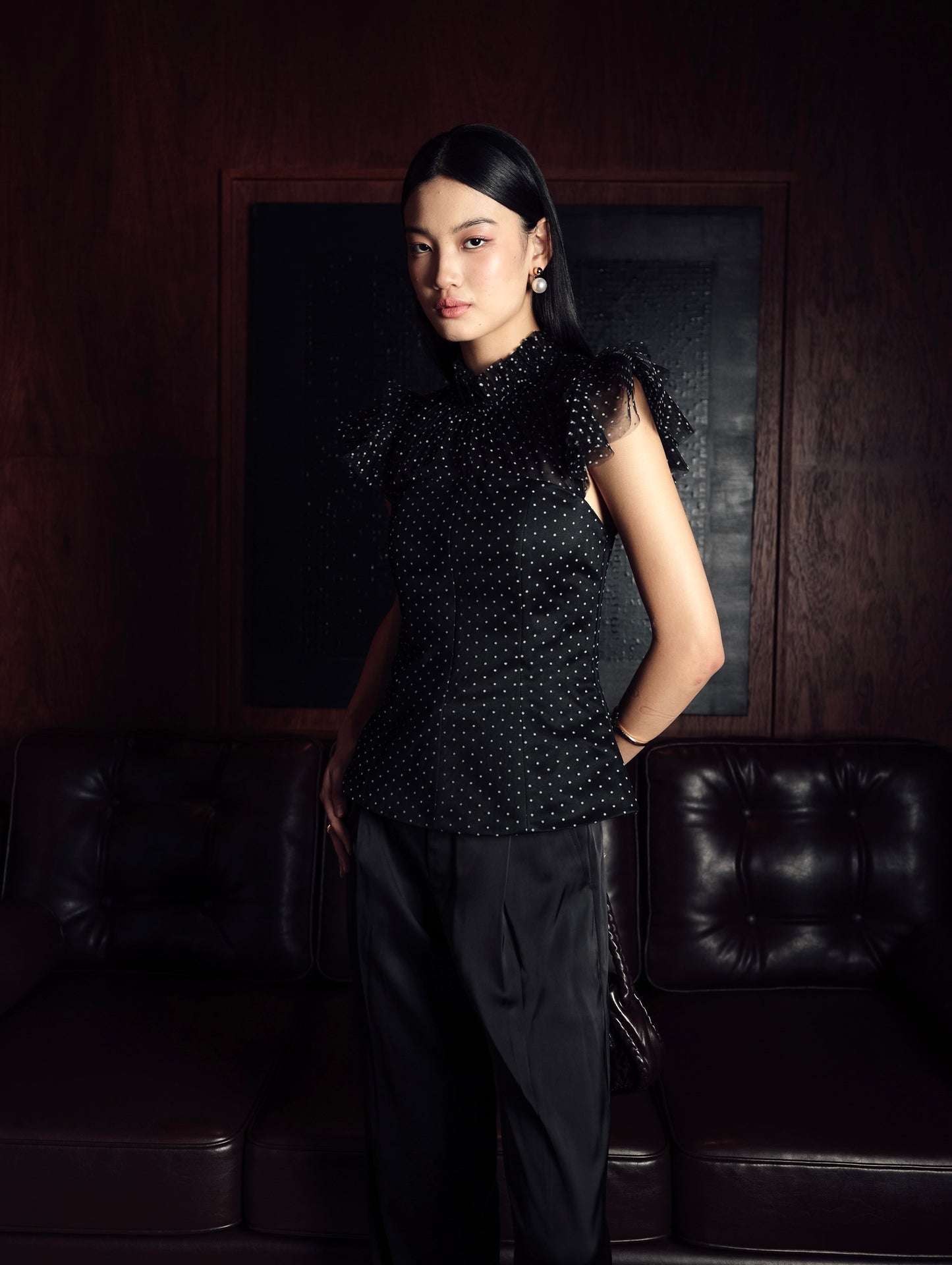 Regina Top in Black