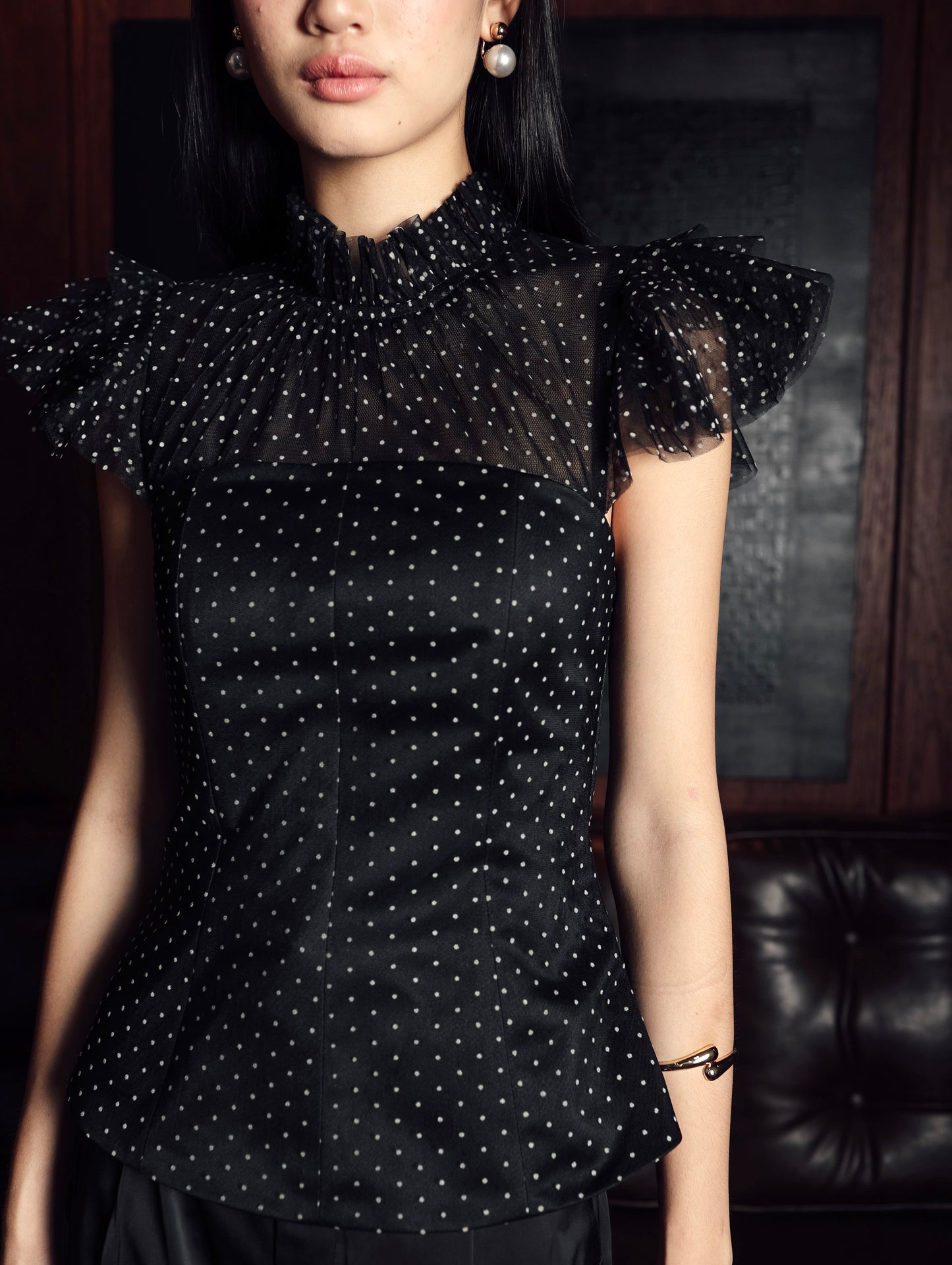 Regina Top in Black