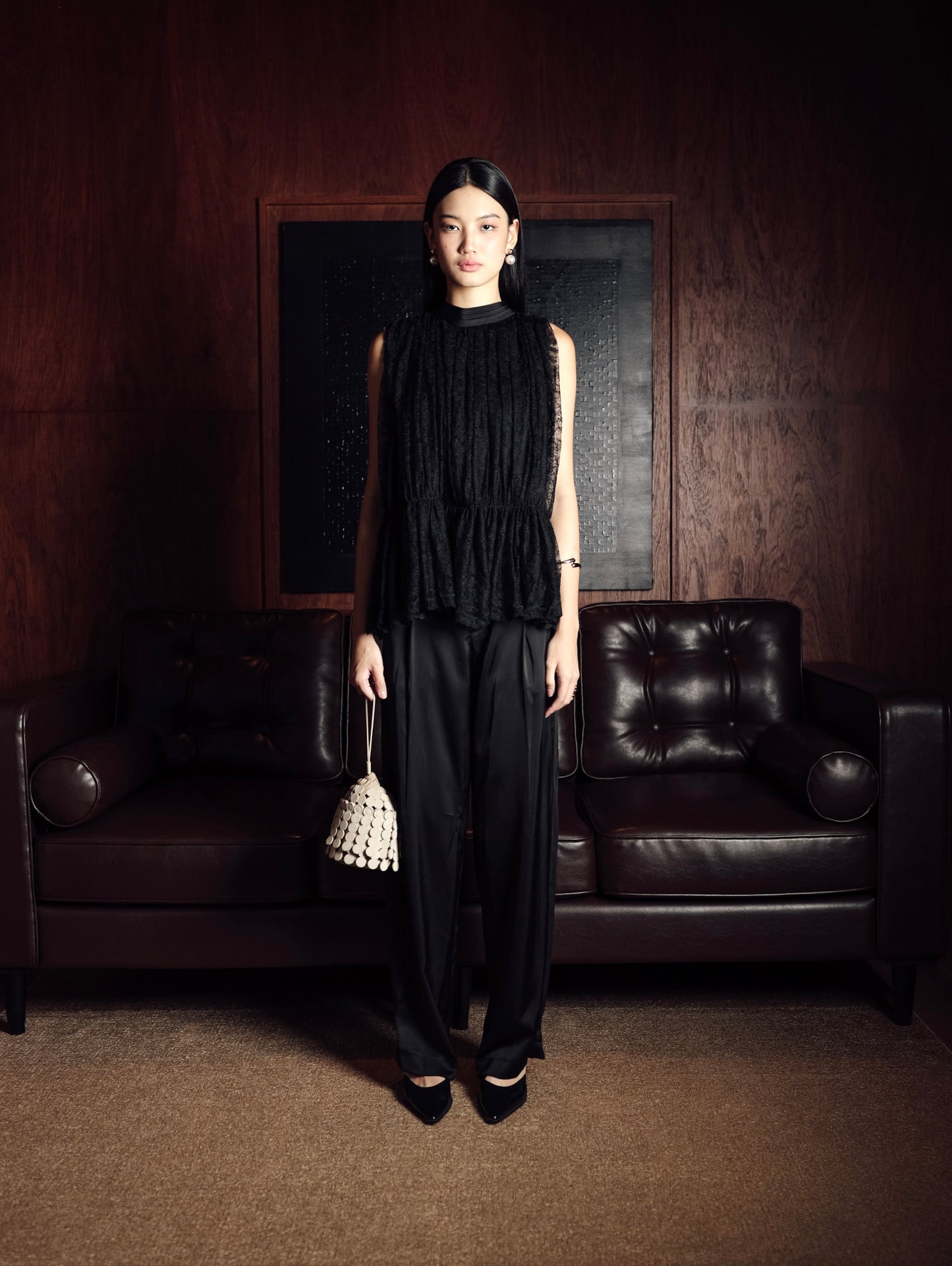 Getty Top in Black