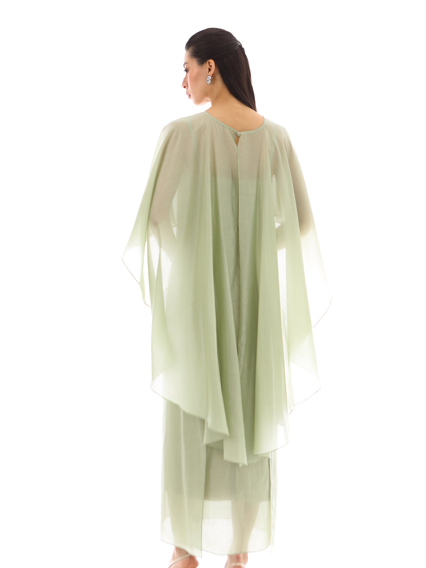 Roselle Cape in Green