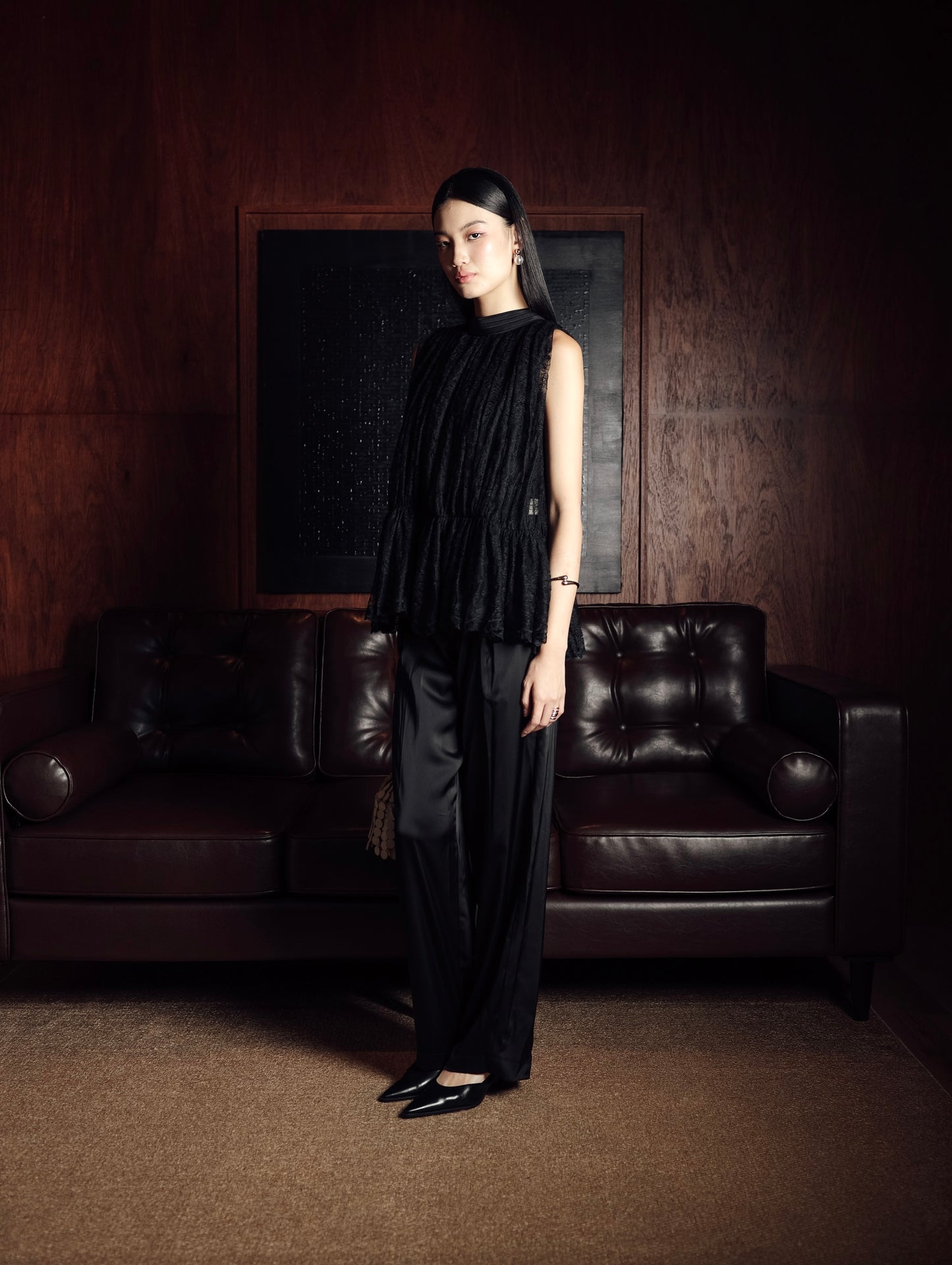 Getty Top in Black