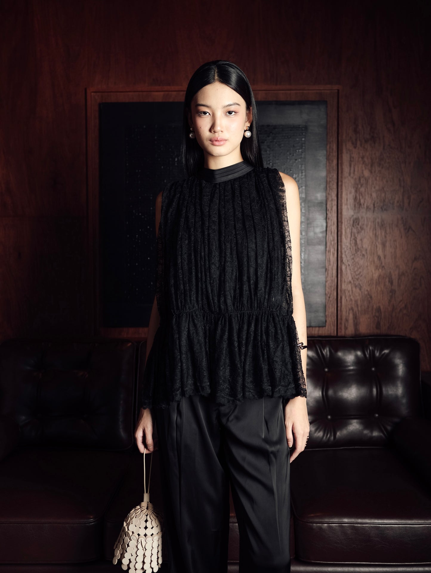 Getty Top in Black