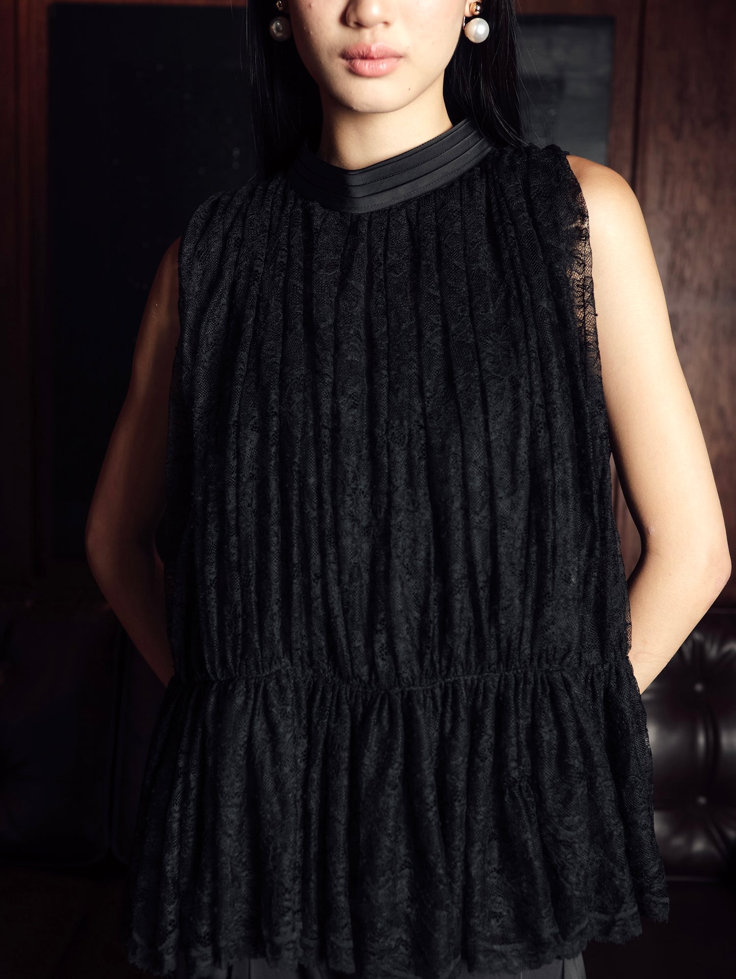 Getty Top in Black