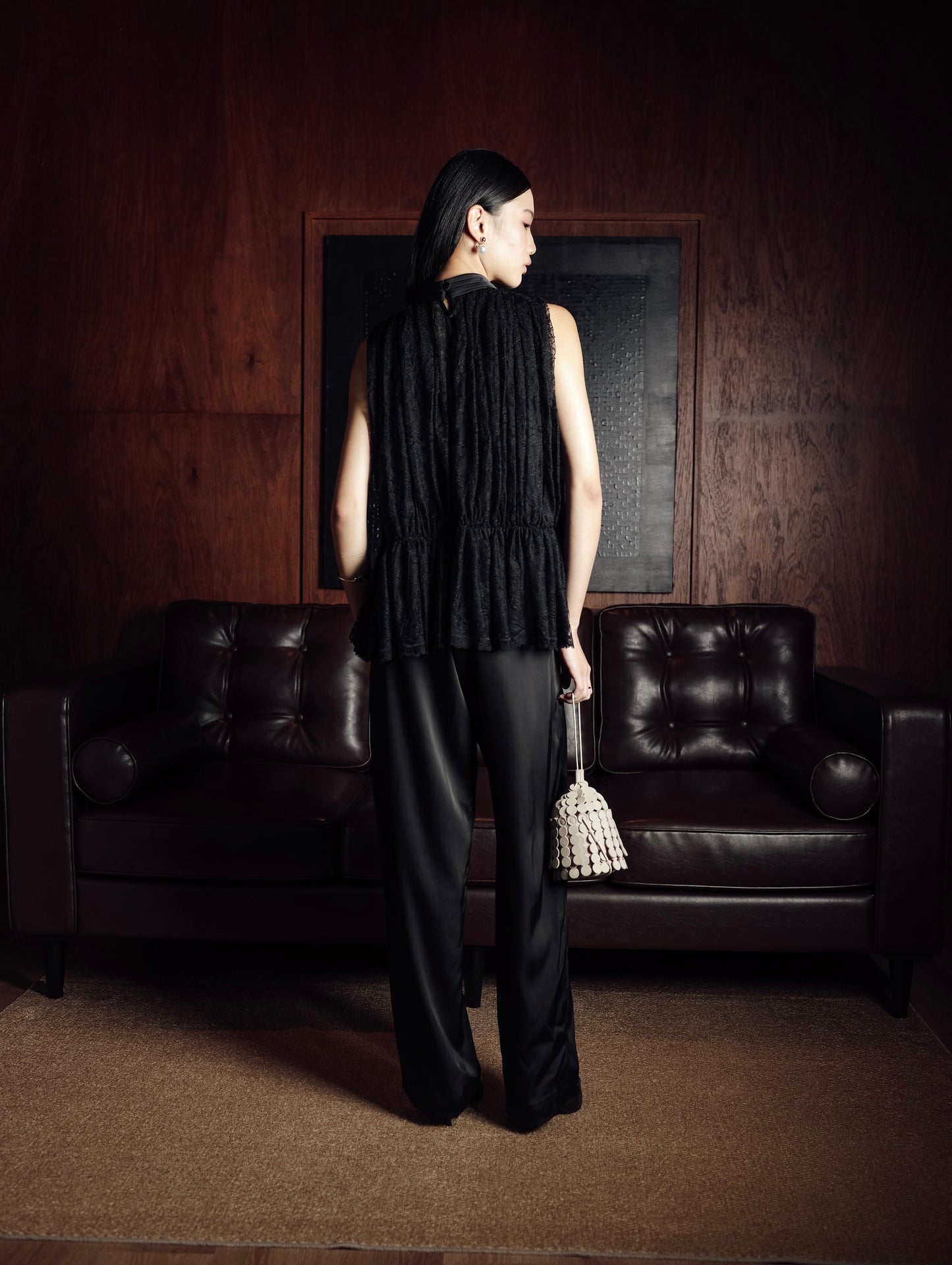 Getty Top in Black