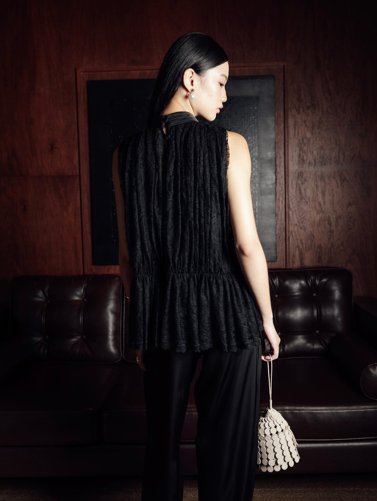 Getty Top in Black