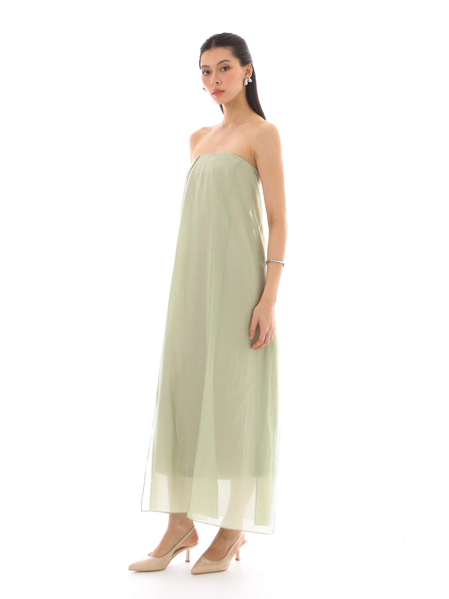 Roselle Dress in Green