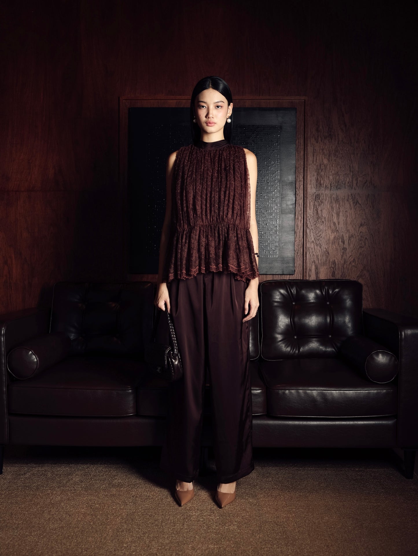Getty Top in Deep Brown
