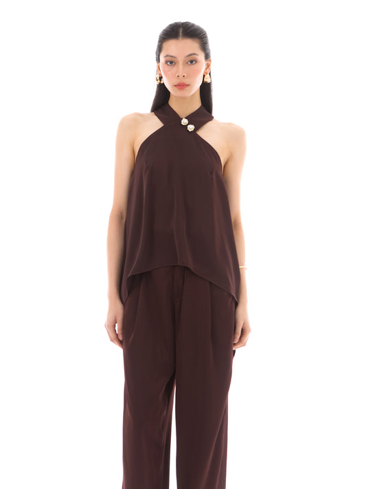 Posey Top in Burgundy