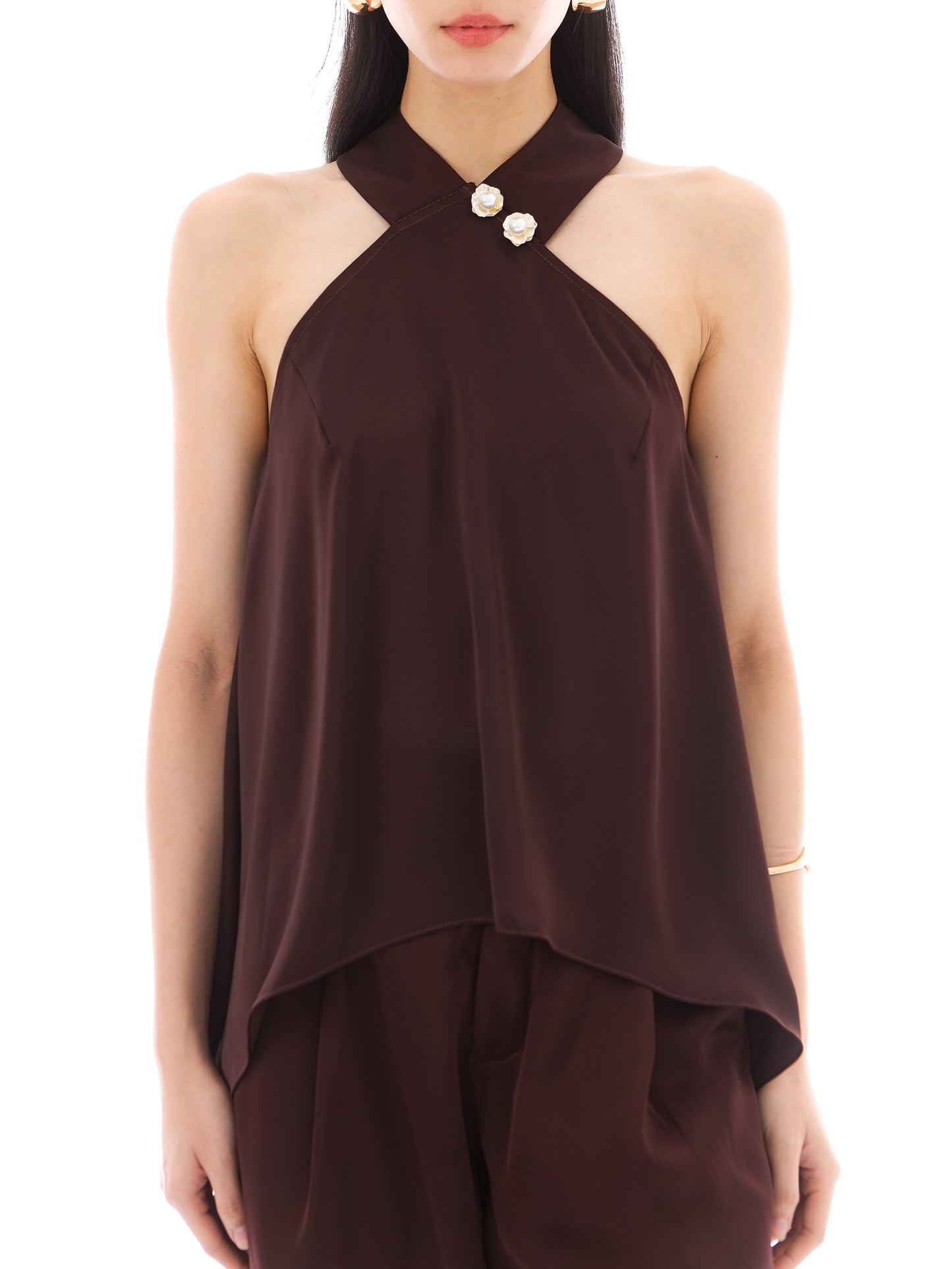 Posey Top in Burgundy