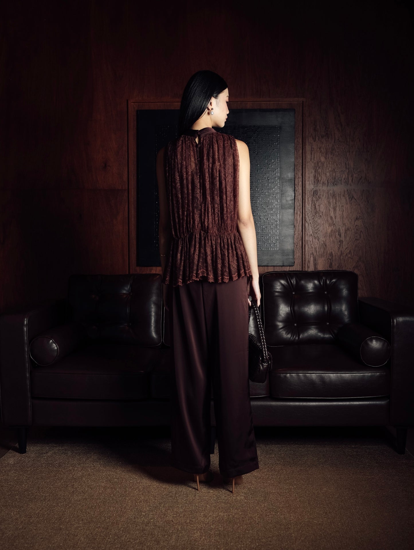 Getty Top in Deep Brown