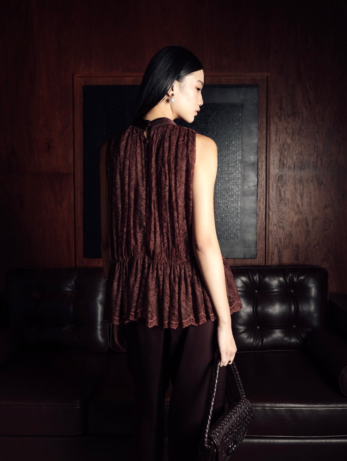 Getty Top in Deep Brown