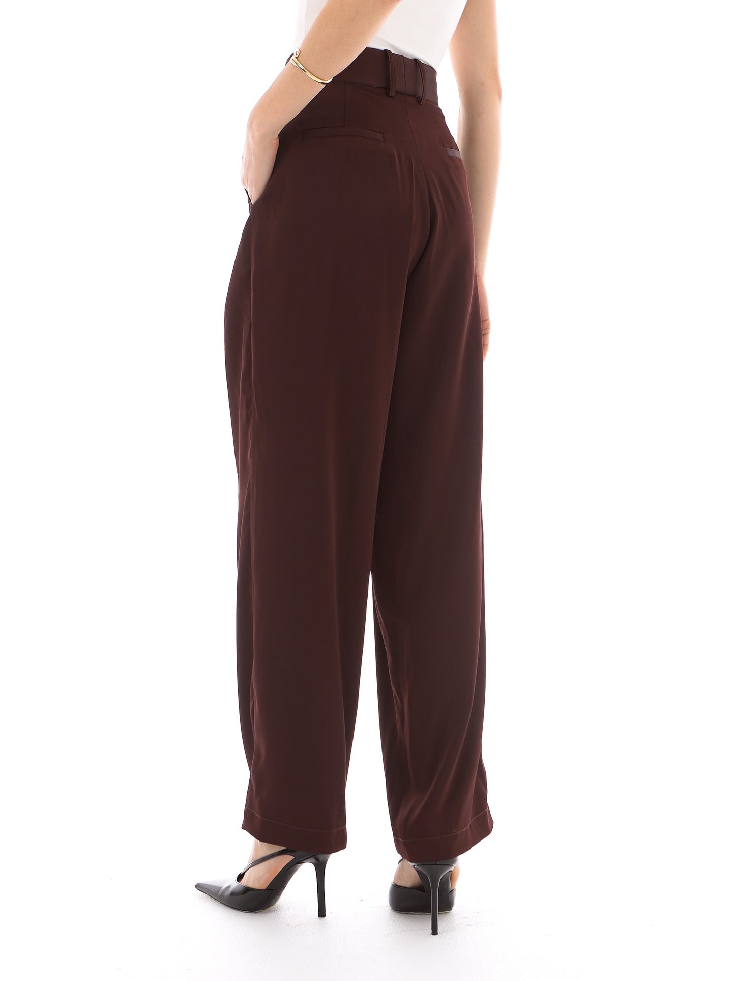 Posey Pants in Burgundy