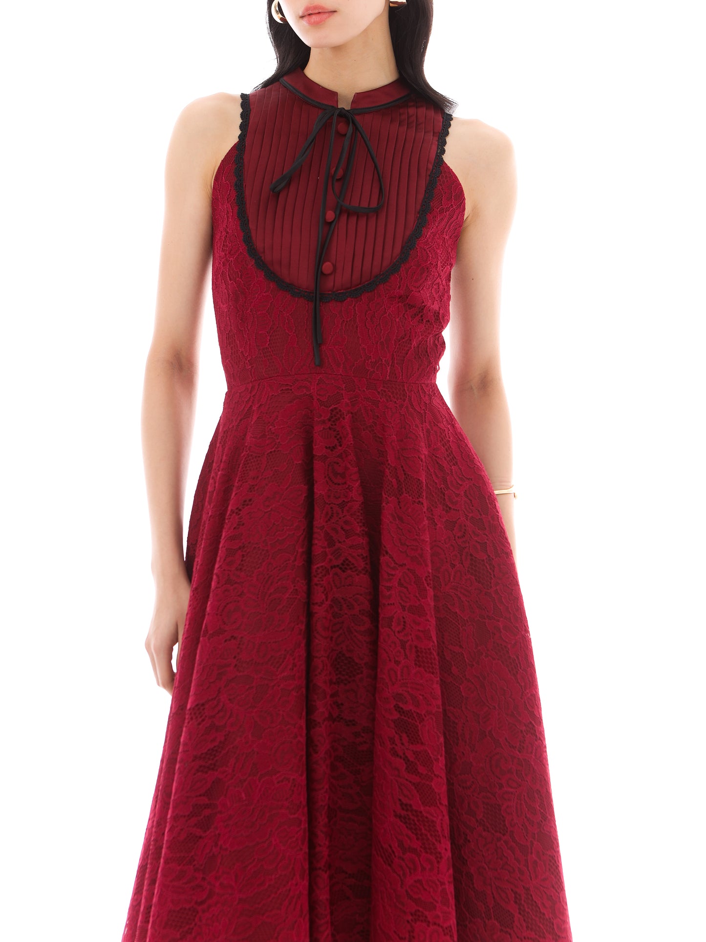 Clary Dress in Maroon